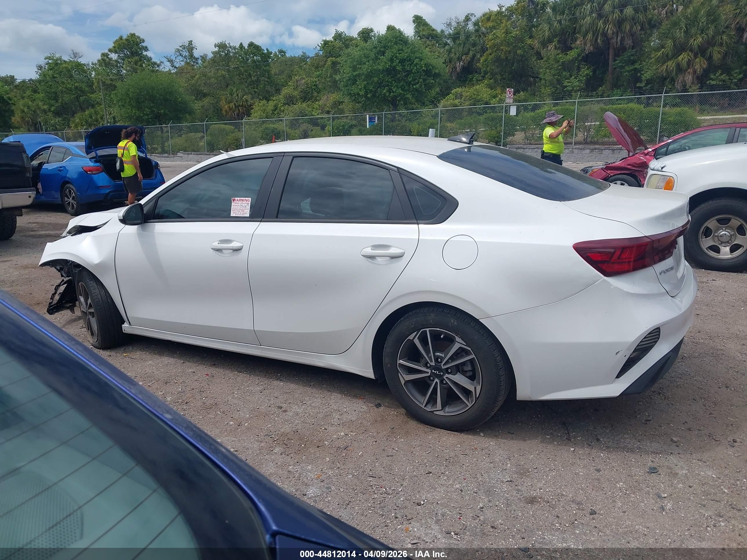 2023 Kia Forte Lxs White vin: 3KPF24AD2PE577661