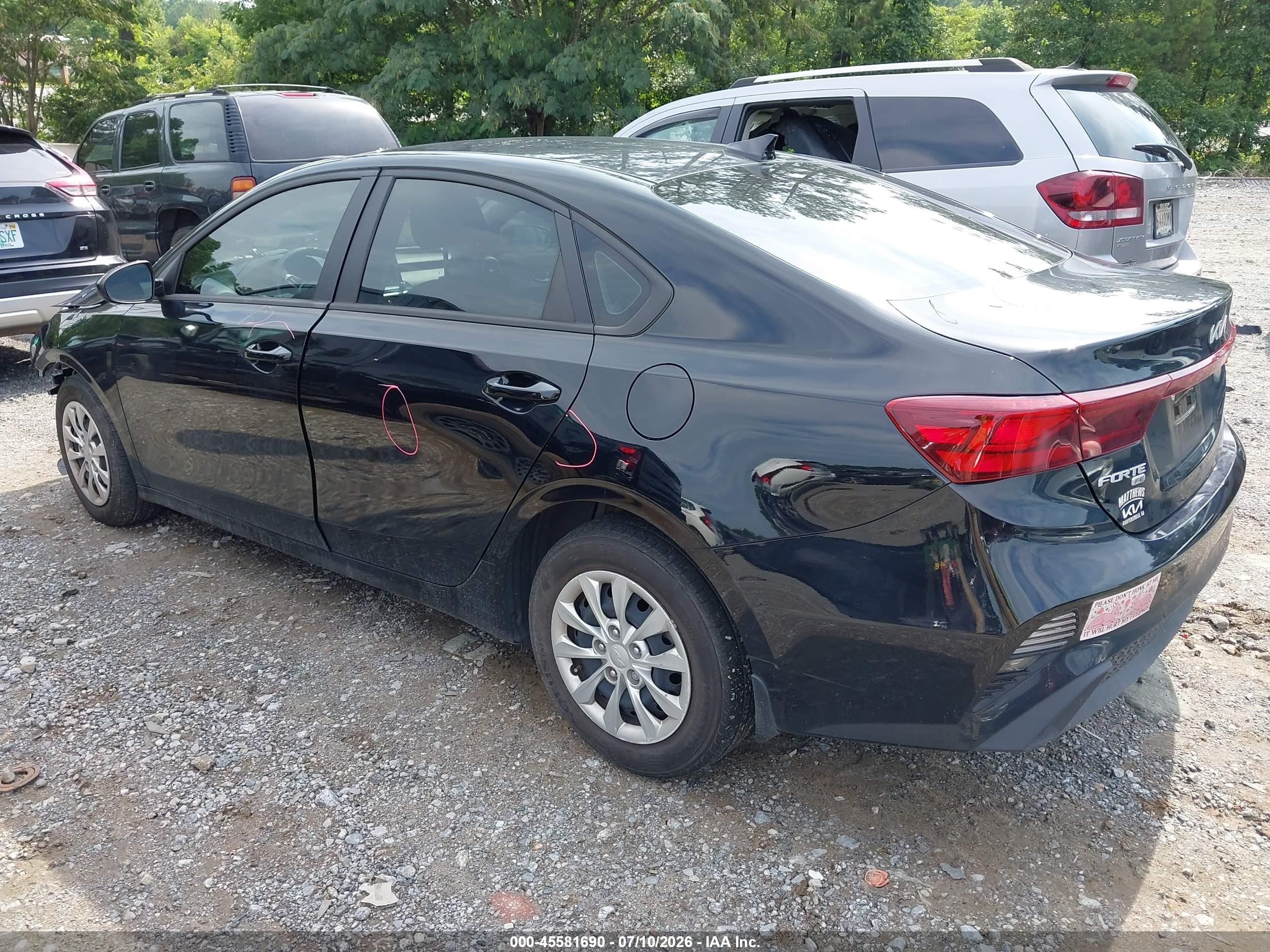 2024 Kia Forte Lx Black vin: 3KPF24AD2RE787521