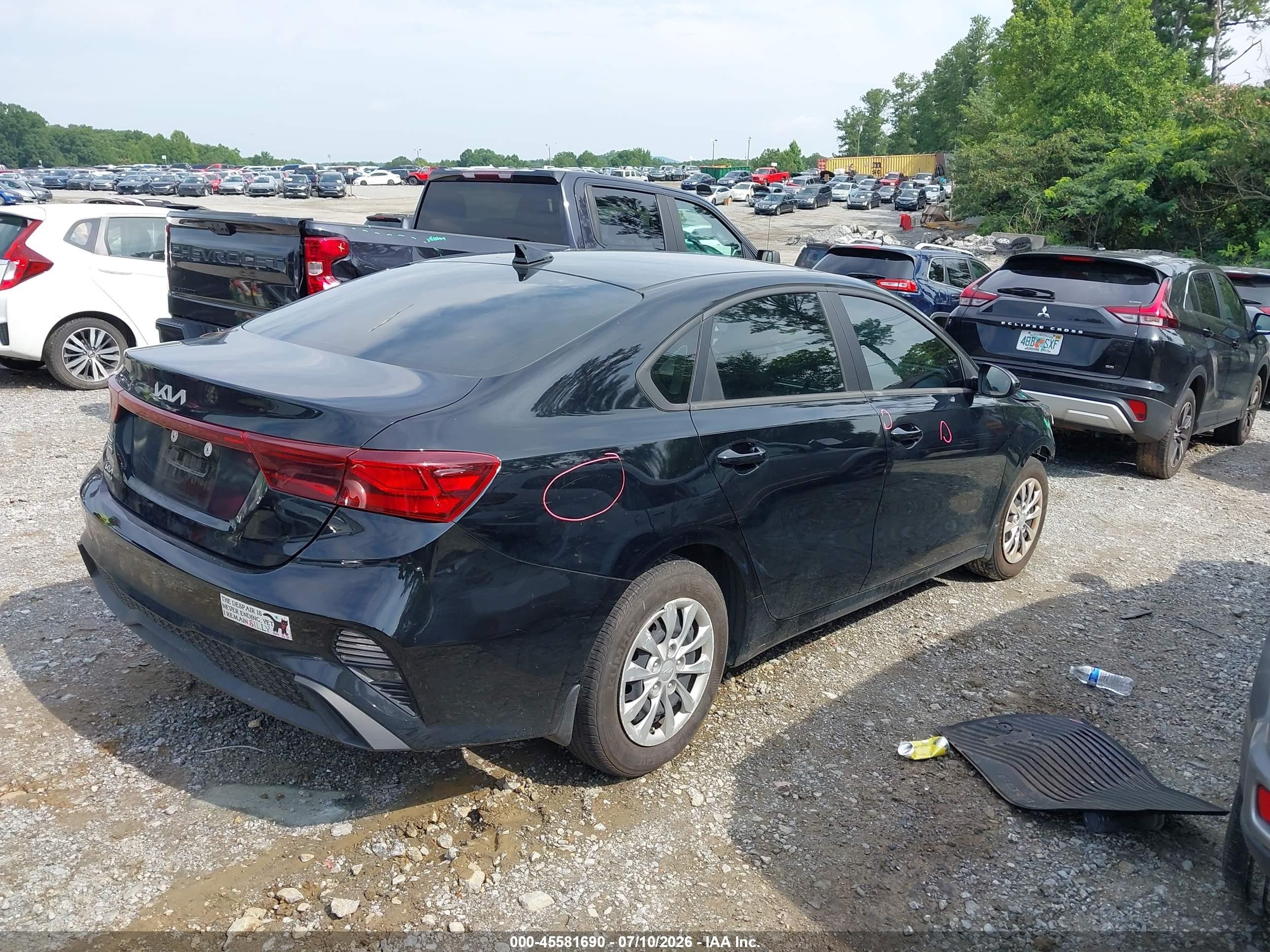 2024 Kia Forte Lx Black vin: 3KPF24AD2RE787521