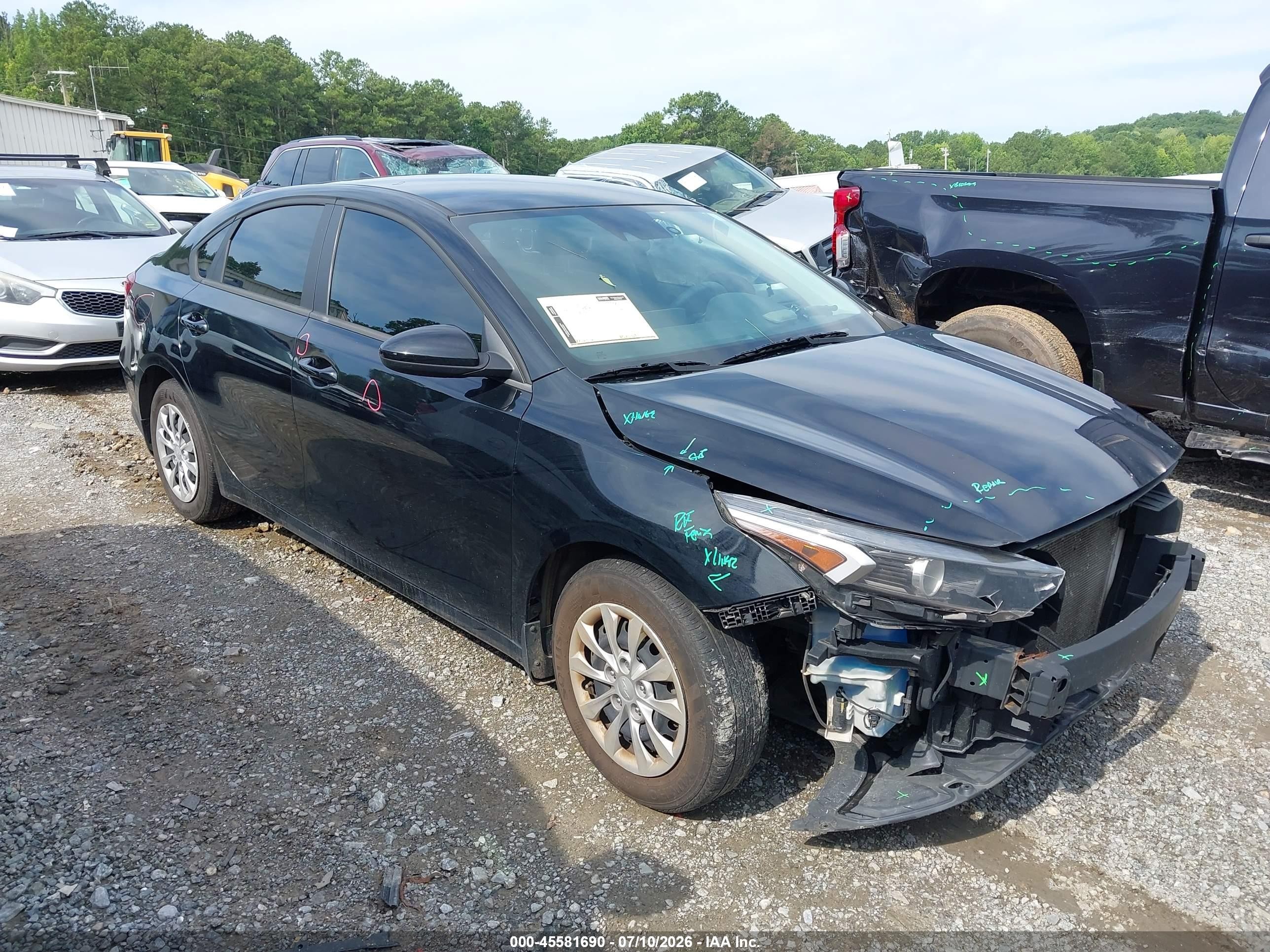 2024 Kia Forte Lx Black vin: 3KPF24AD2RE787521