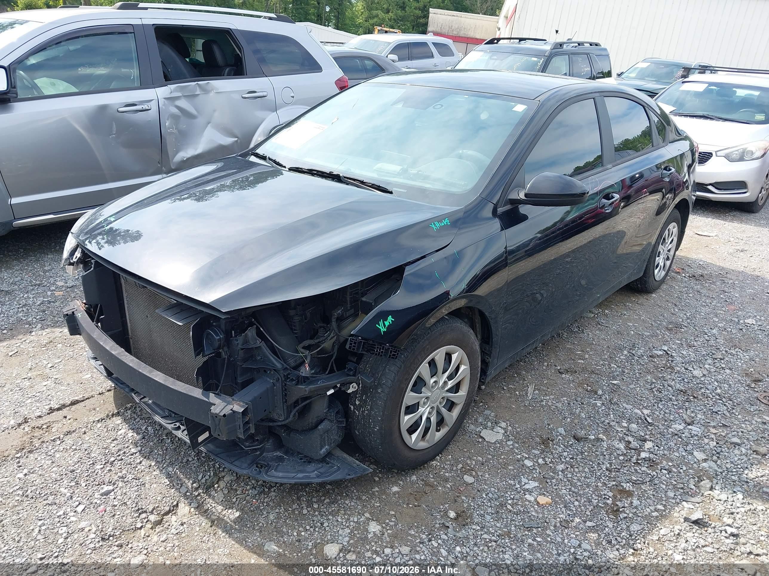 2024 Kia Forte Lx Black vin: 3KPF24AD2RE787521