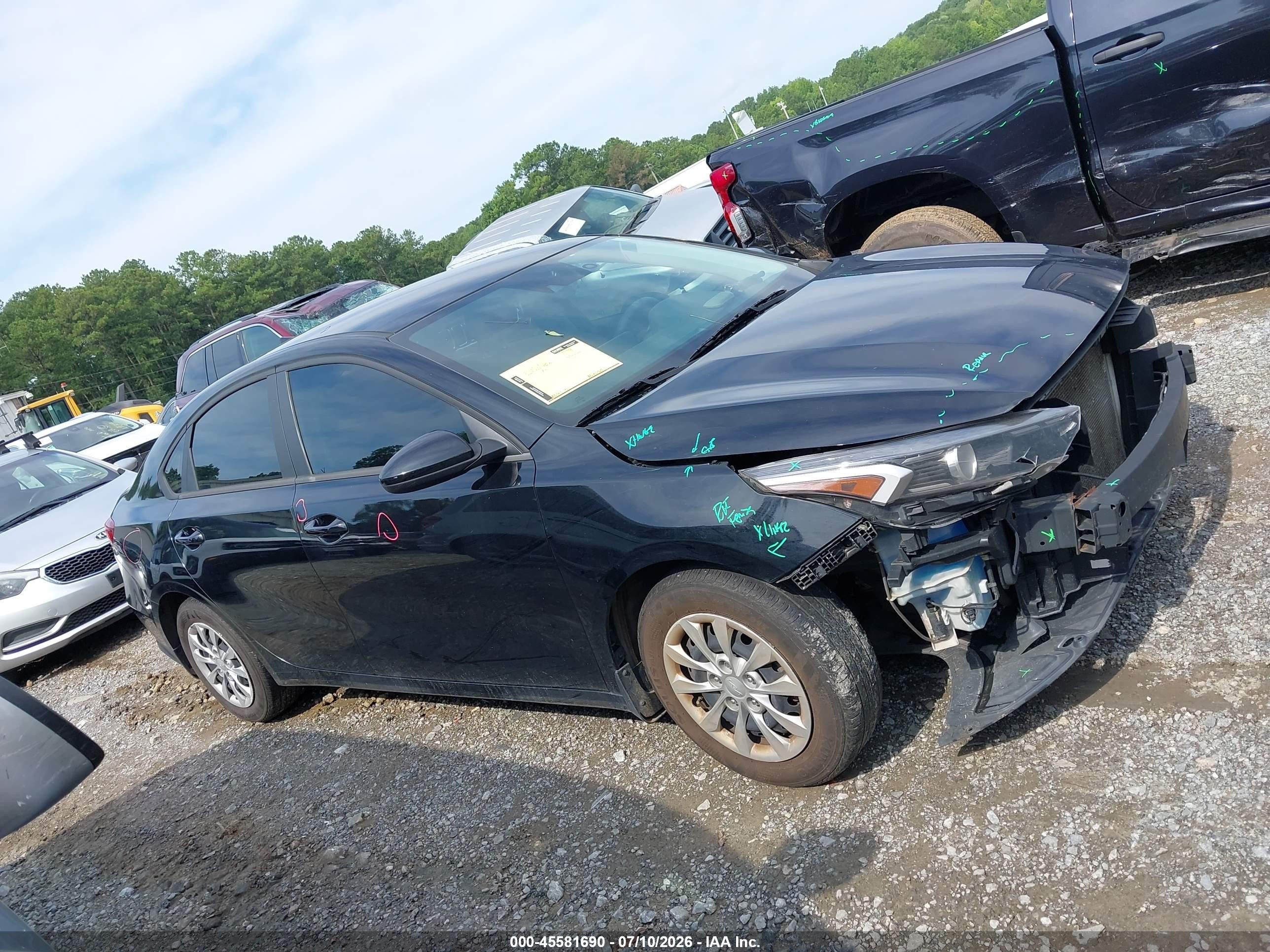 2024 Kia Forte Lx Black vin: 3KPF24AD2RE787521