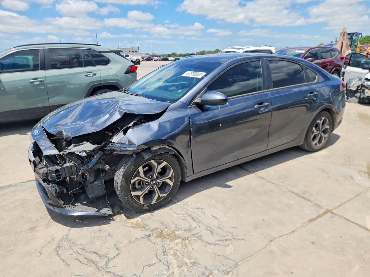 2020 Kia Forte Lxs Gray vin: 3KPF24AD3LE219592