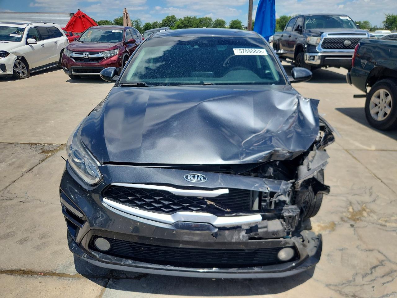 2020 Kia Forte Lxs Gray vin: 3KPF24AD3LE219592