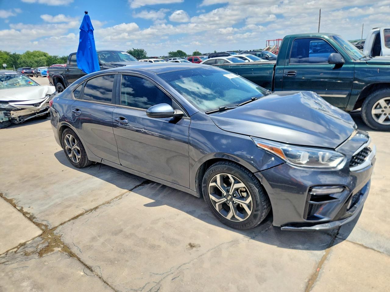 2020 Kia Forte Lxs Gray vin: 3KPF24AD3LE219592