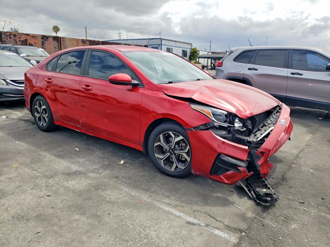 2021 Kia Forte Lxs Red vin: 3KPF24AD3ME330015