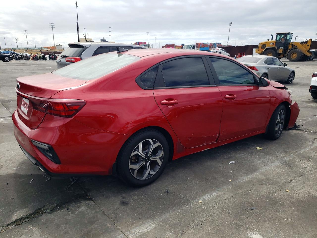 2021 Kia Forte Lxs Red vin: 3KPF24AD3ME330015