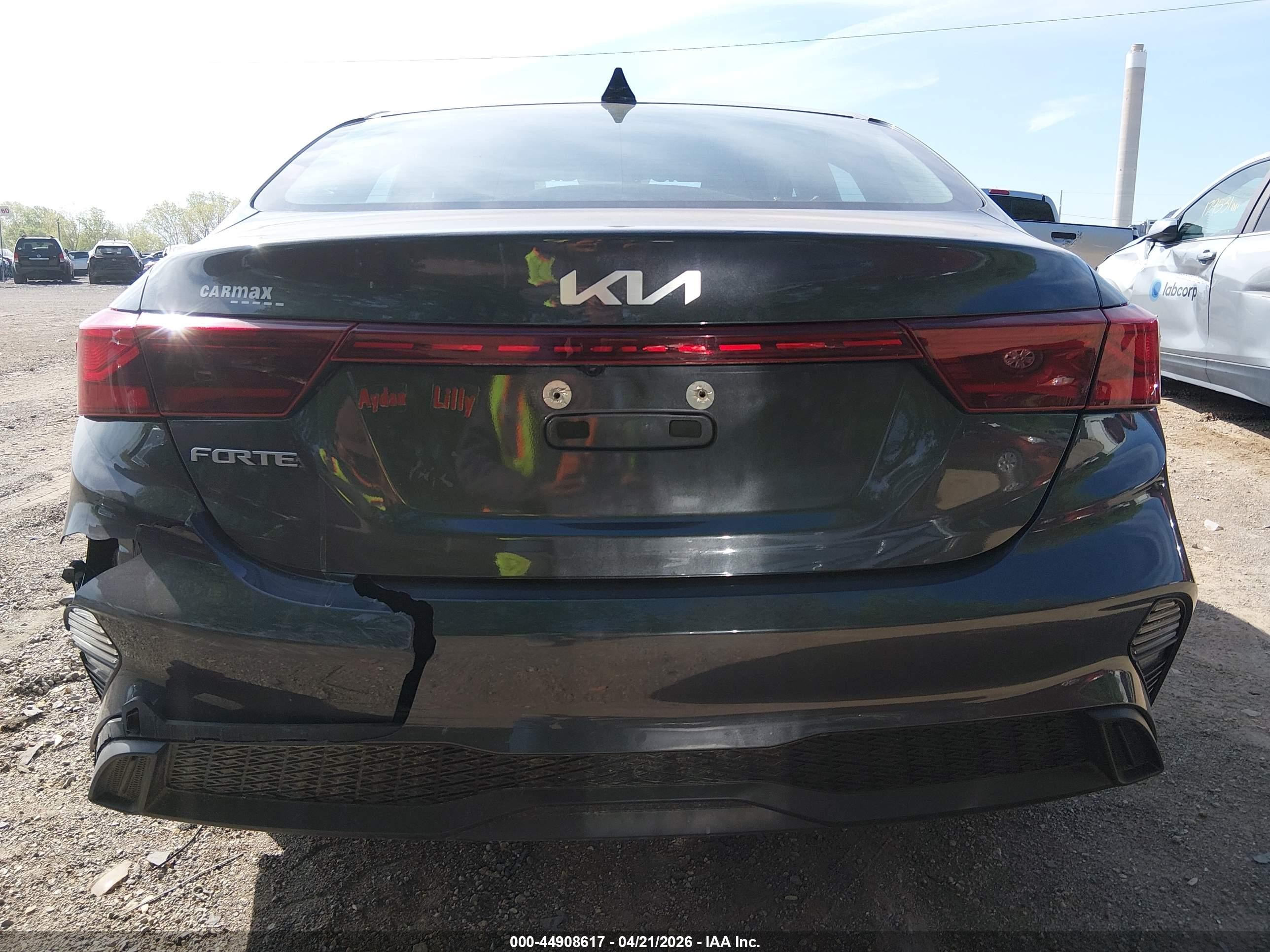 2023 Kia Forte Lxs Gray vin: 3KPF24AD3PE576972