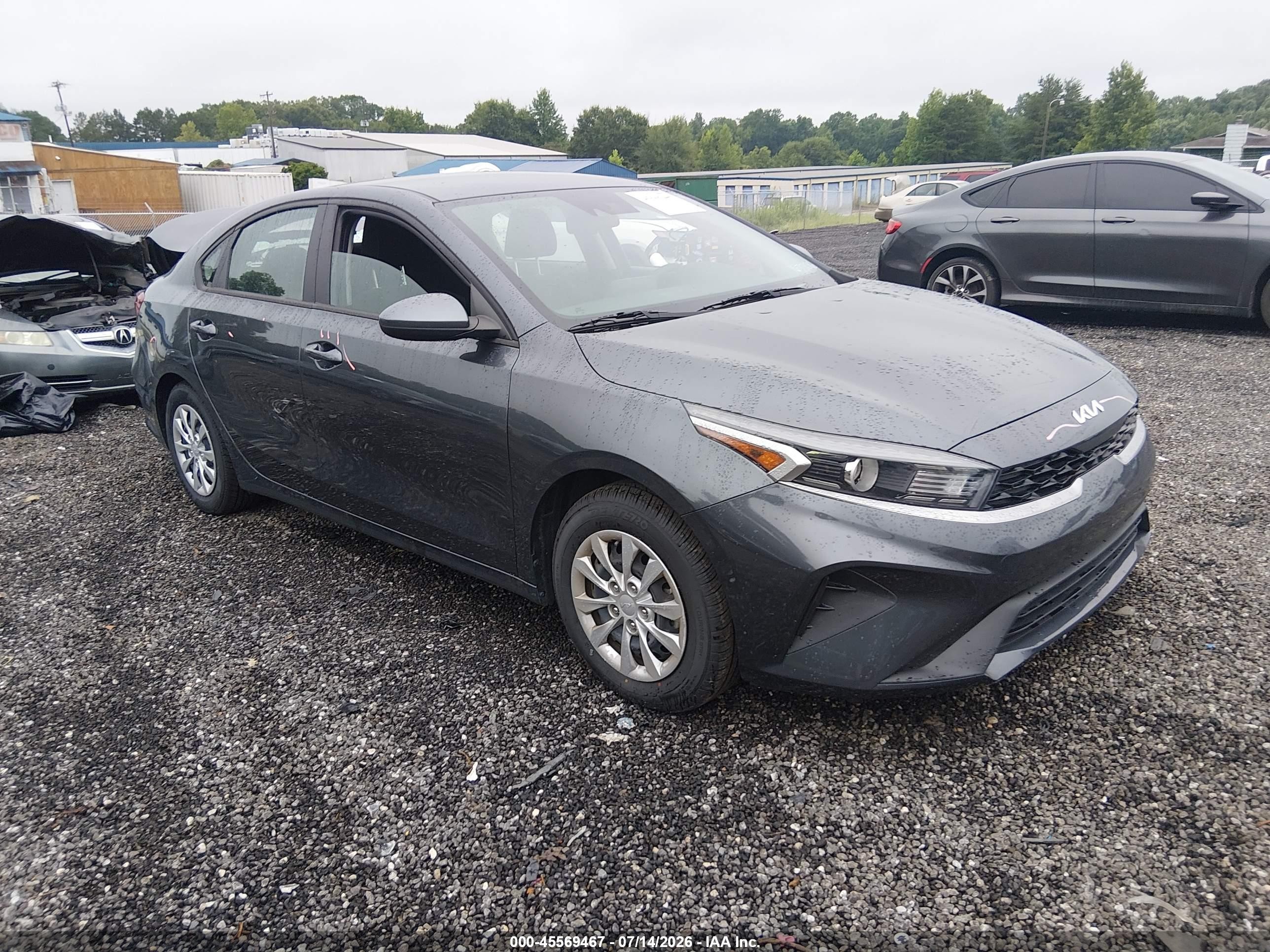 2023 Kia Forte Lx Gray vin: 3KPF24AD3PE685772