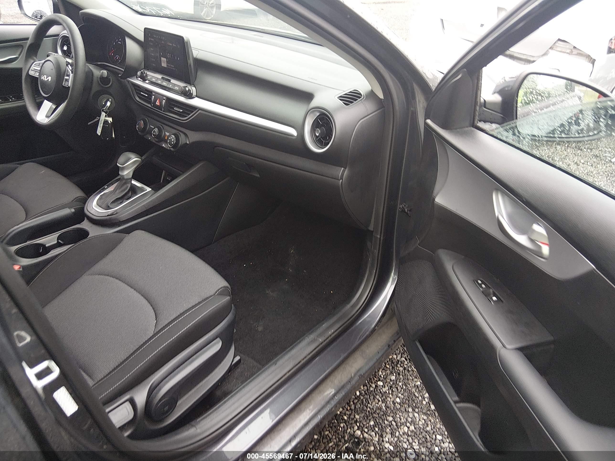 2023 Kia Forte Lx Gray vin: 3KPF24AD3PE685772