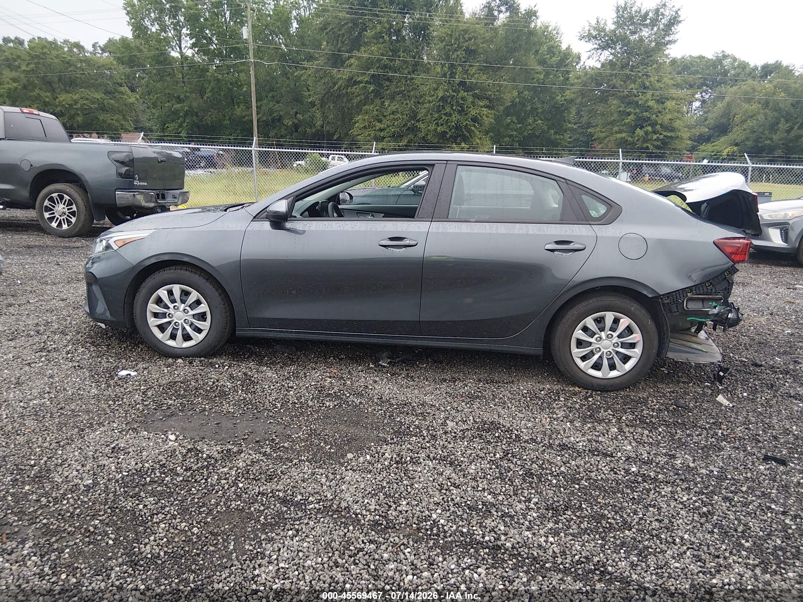 2023 Kia Forte Lx Gray vin: 3KPF24AD3PE685772