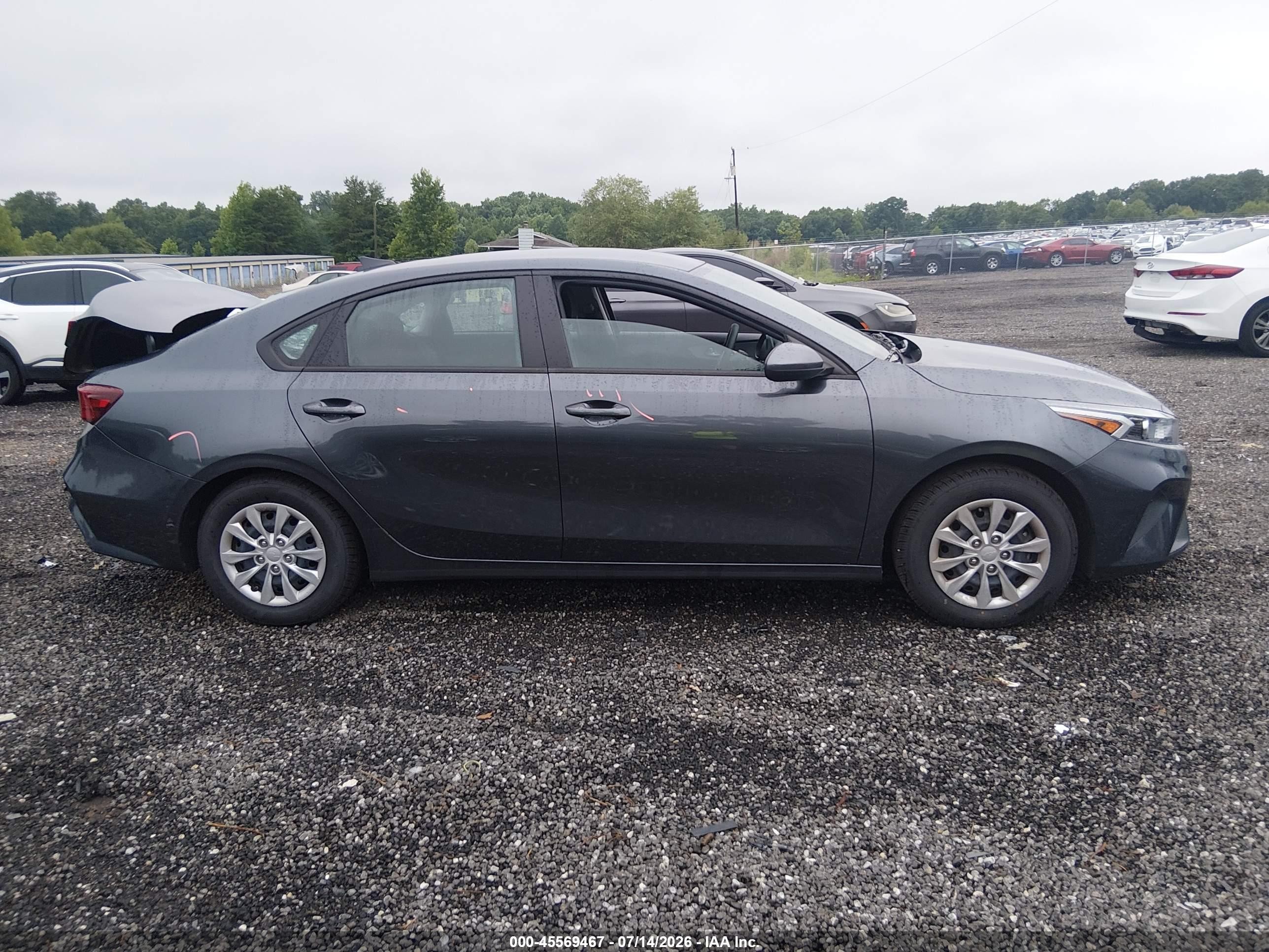 2023 Kia Forte Lx Gray vin: 3KPF24AD3PE685772