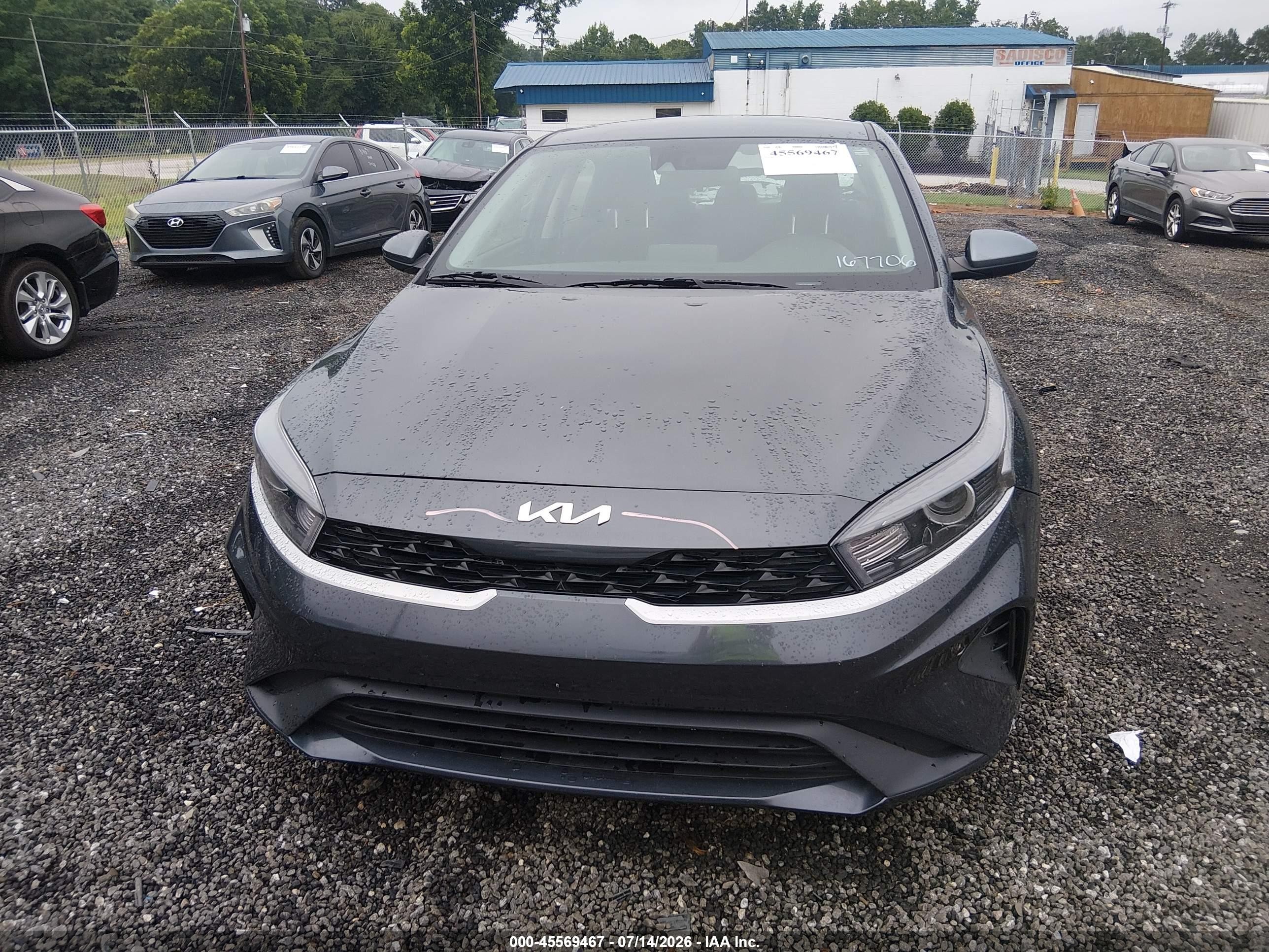 2023 Kia Forte Lx Gray vin: 3KPF24AD3PE685772