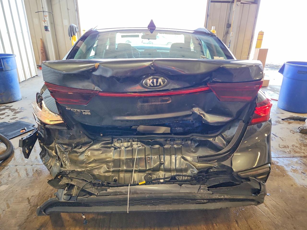 2020 Kia Forte Fe Gray vin: 3KPF24AD4LE145759