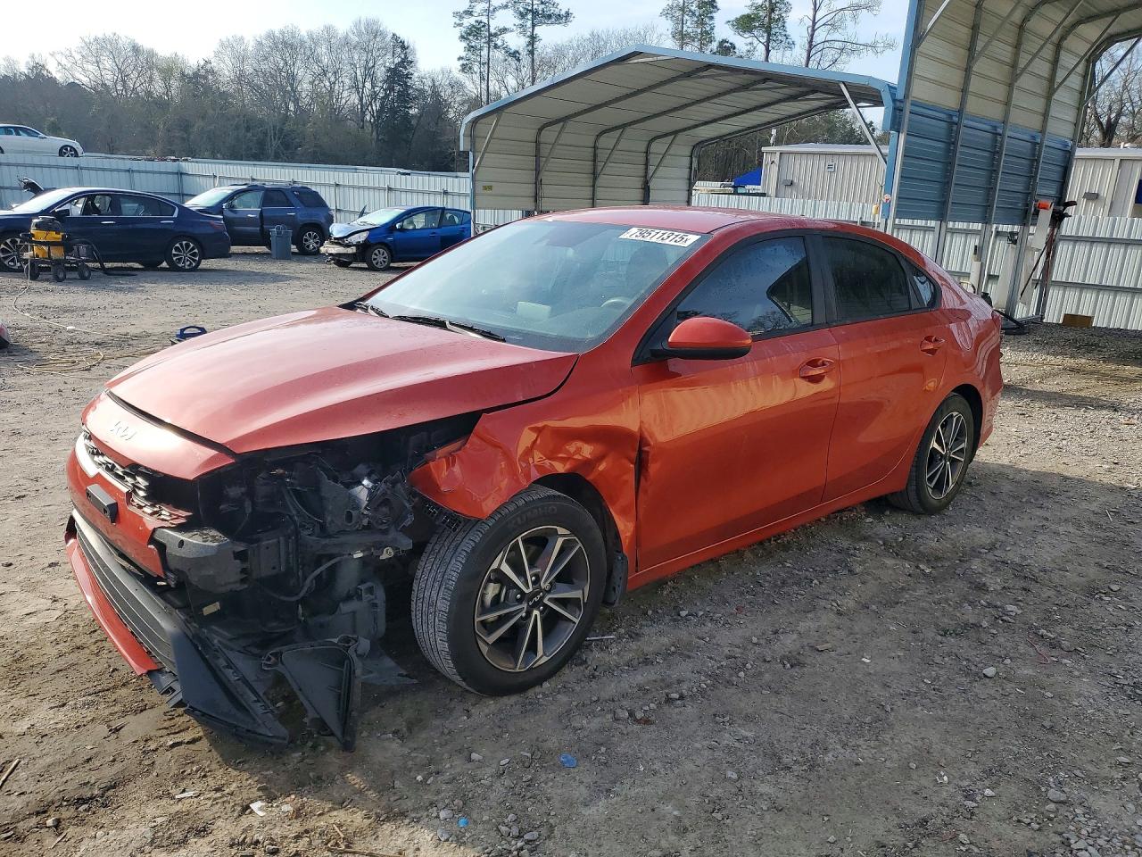 2022 Kia Forte Lxs Orange vin: 3KPF24AD4NE488025