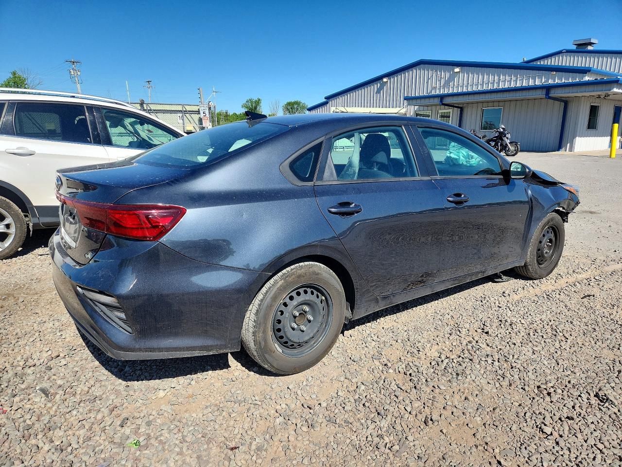 2020 Kia Forte Fe Gray vin: 3KPF24AD5LE174199