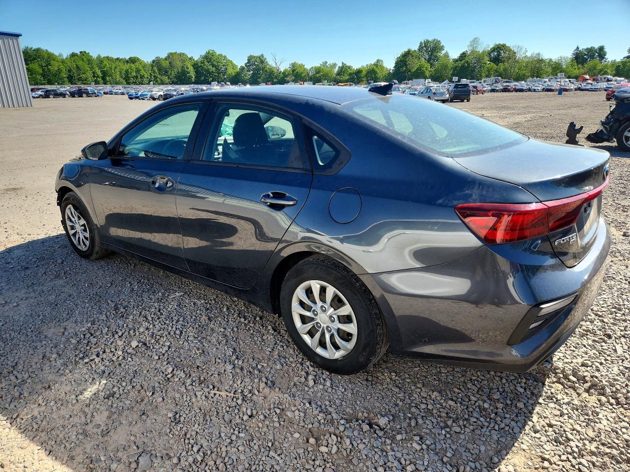 2020 Kia Forte Fe Gray vin: 3KPF24AD5LE174199
