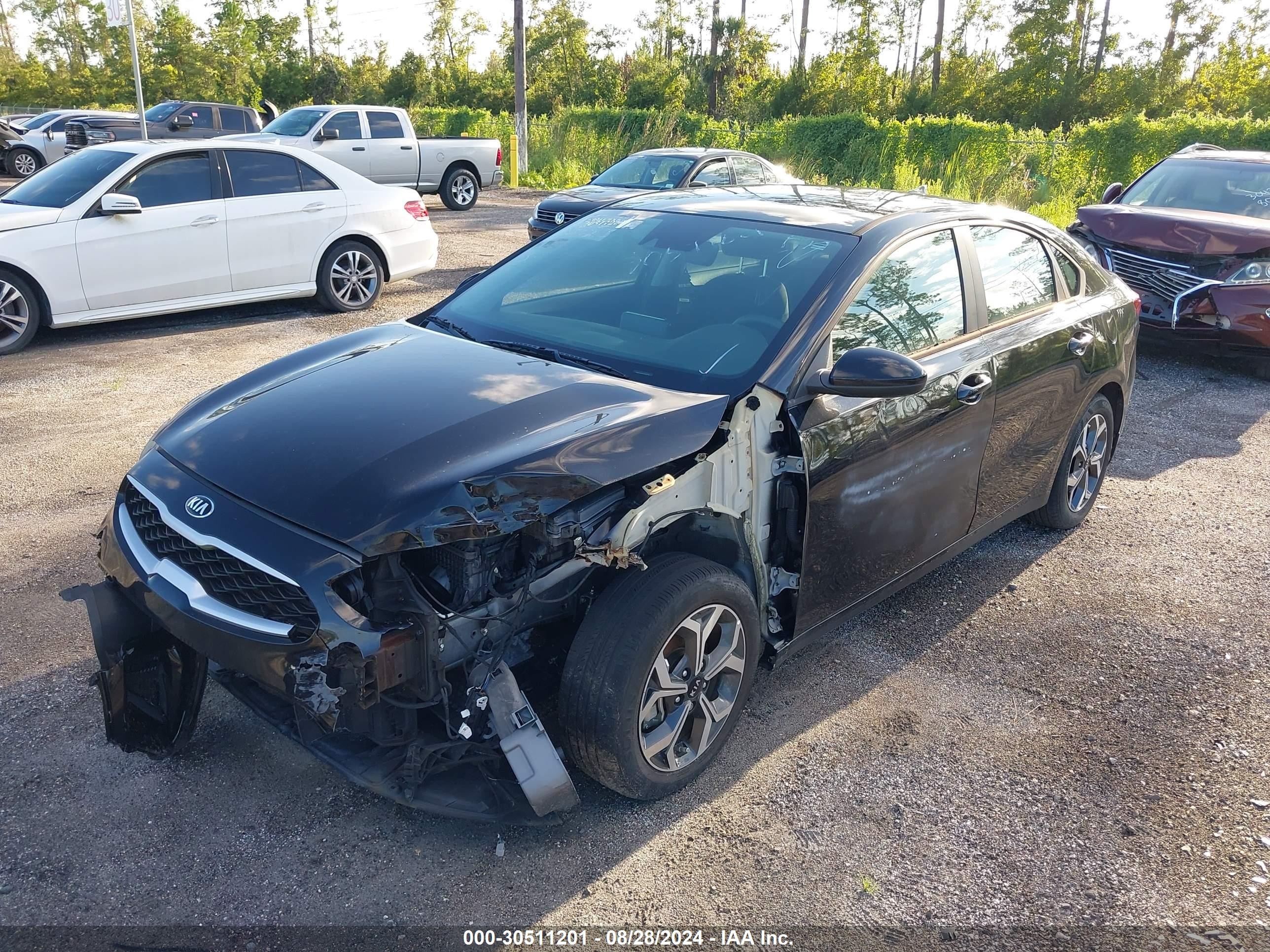 2020 Kia Forte Lxs Черный vin: 3KPF24AD5LE232179