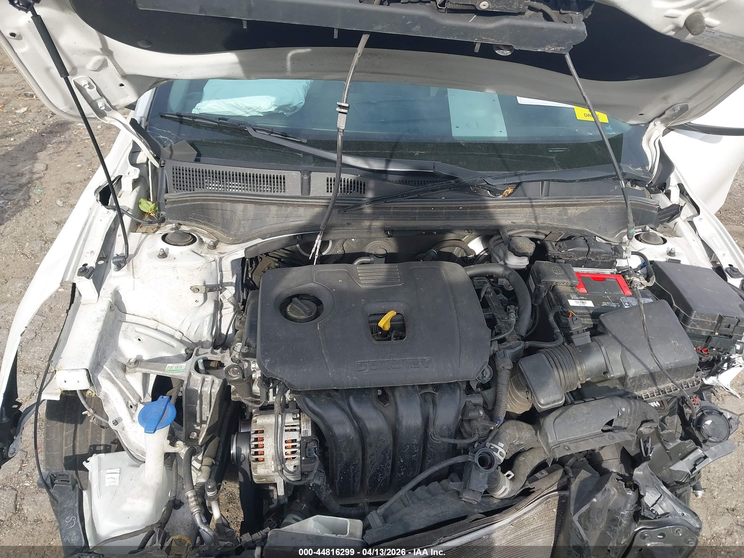 2021 Kia Forte Fe Белый vin: 3KPF24AD5ME402722