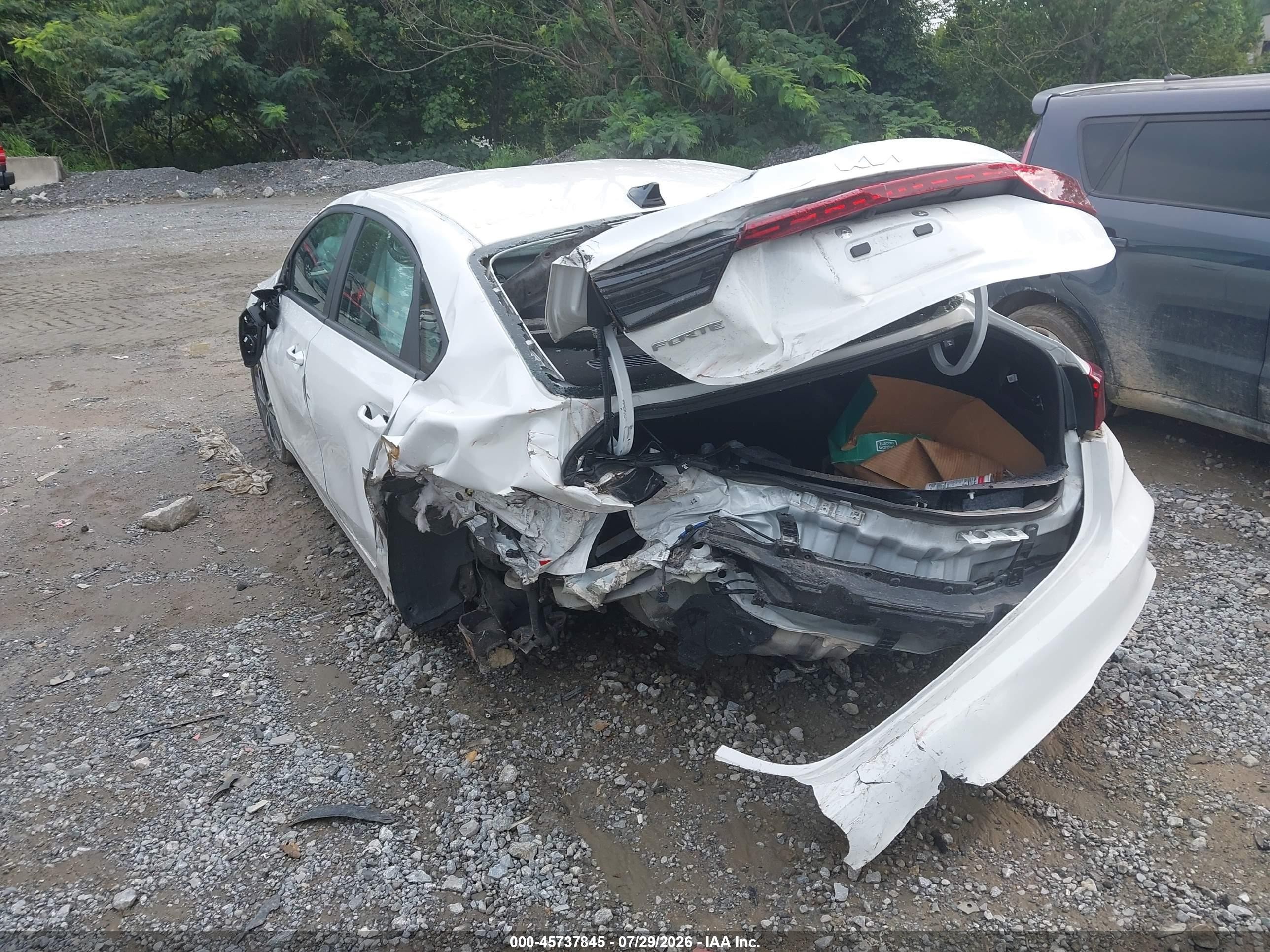 2023 Kia Forte Lxs White vin: 3KPF24AD5PE676829