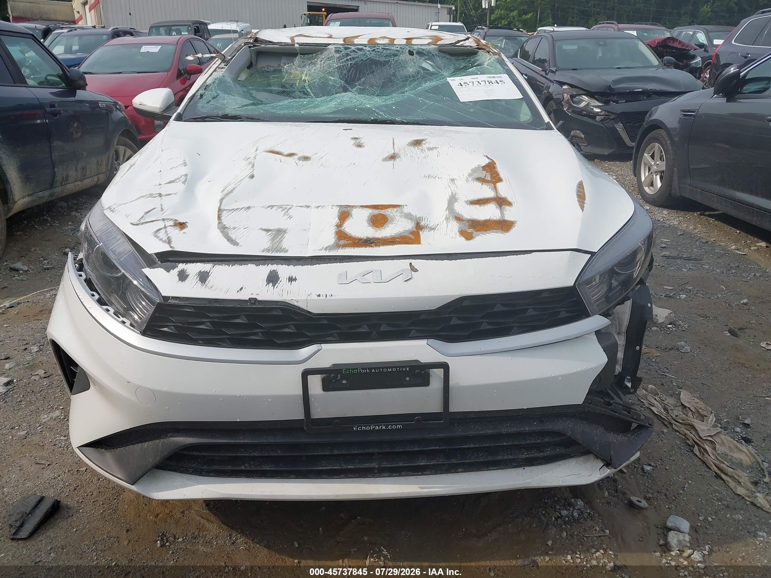 2023 Kia Forte Lxs White vin: 3KPF24AD5PE676829