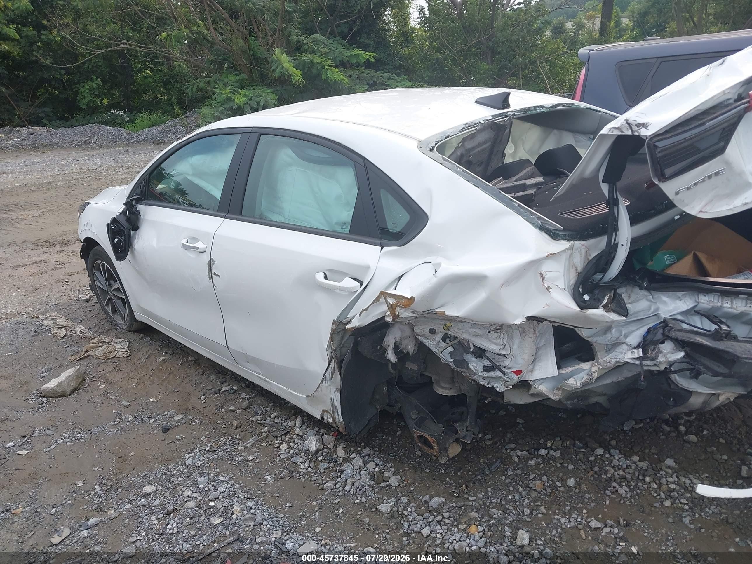 2023 Kia Forte Lxs White vin: 3KPF24AD5PE676829