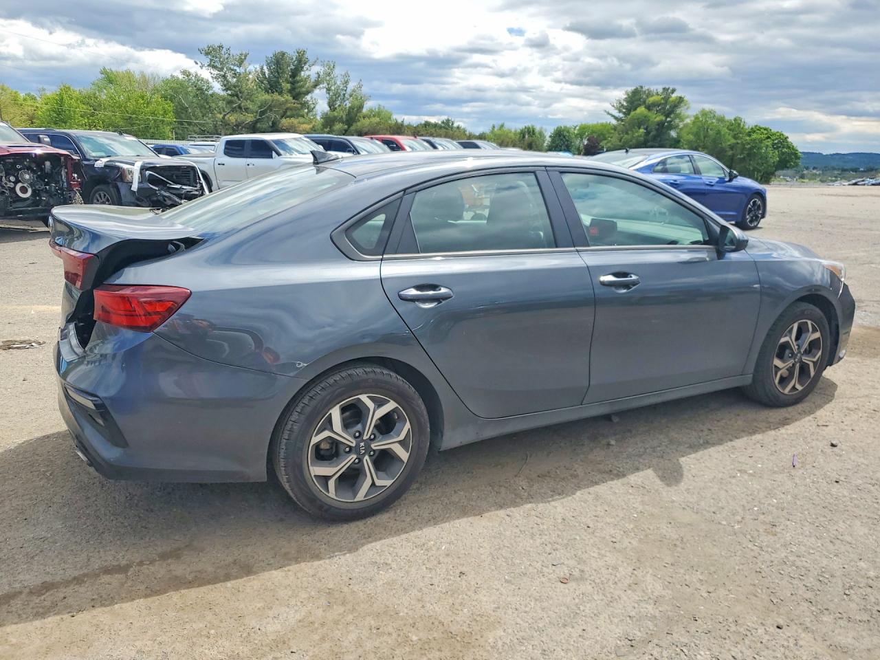 2019 Kia Forte Lxs Gray vin: 3KPF24AD6KE019983