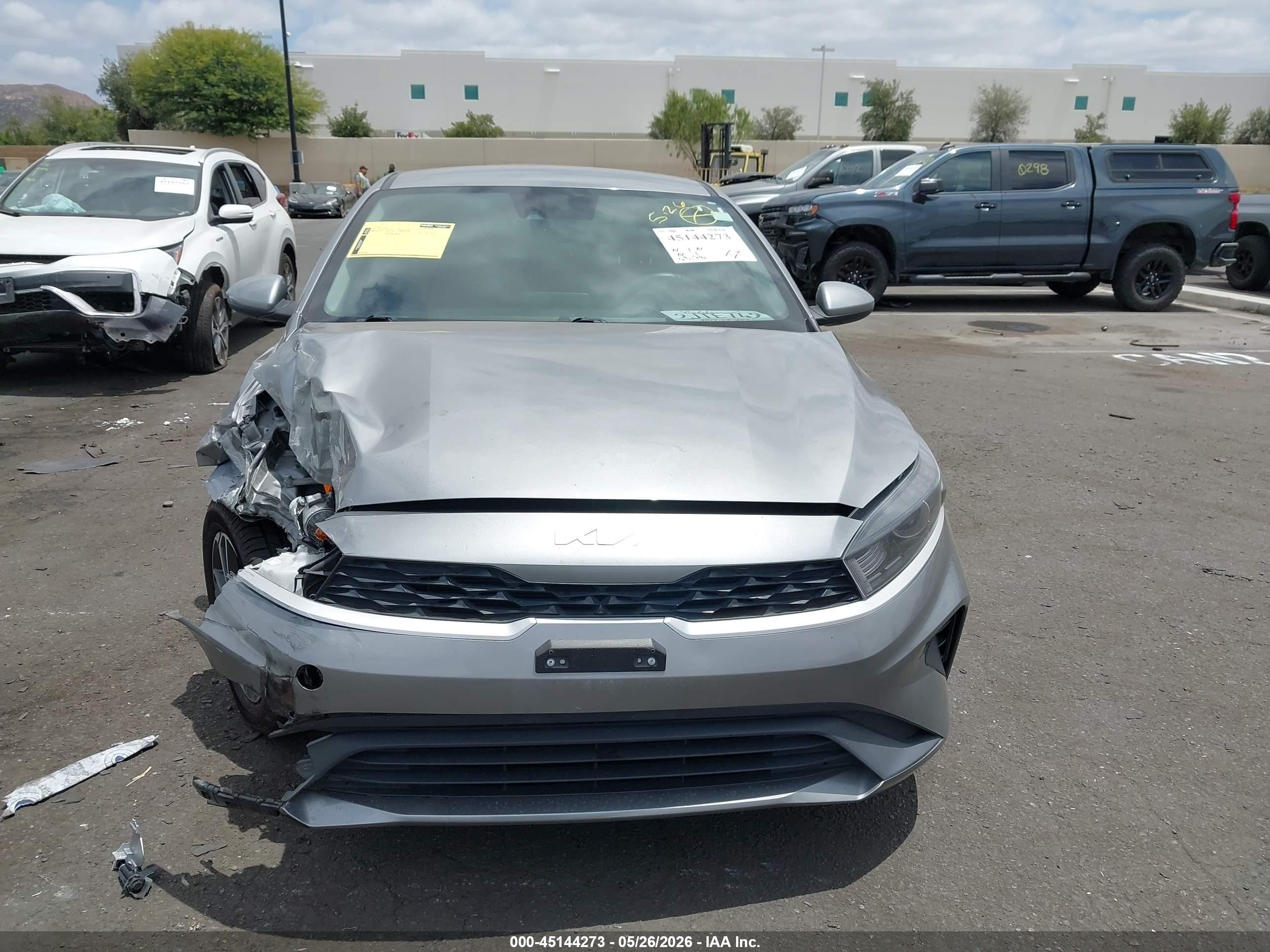 2022 Kia Forte Lxs Gray vin: 3KPF24AD6NE426982