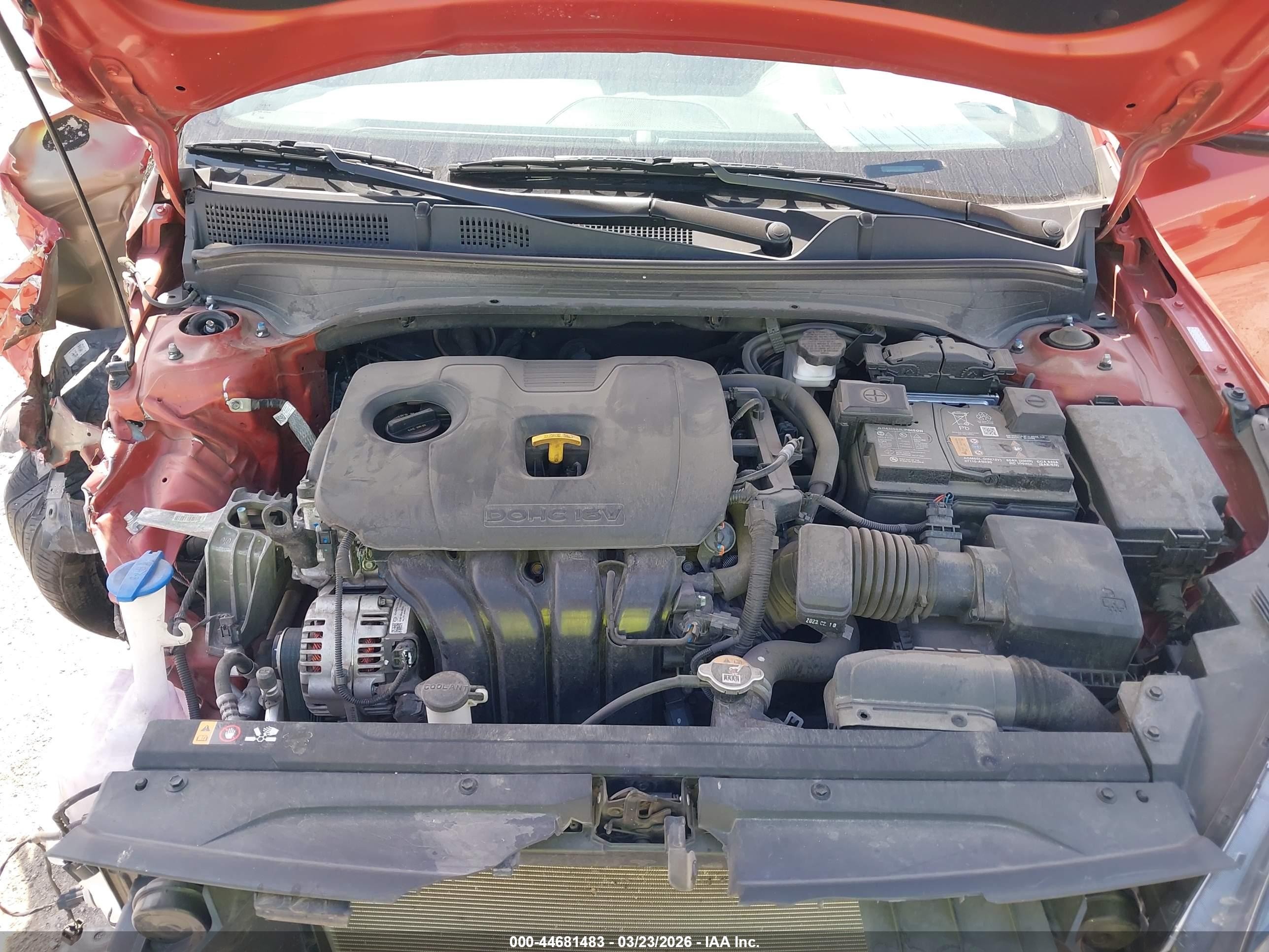 2023 Kia Forte Lxs Оранжевый vin: 3KPF24AD6PE651633