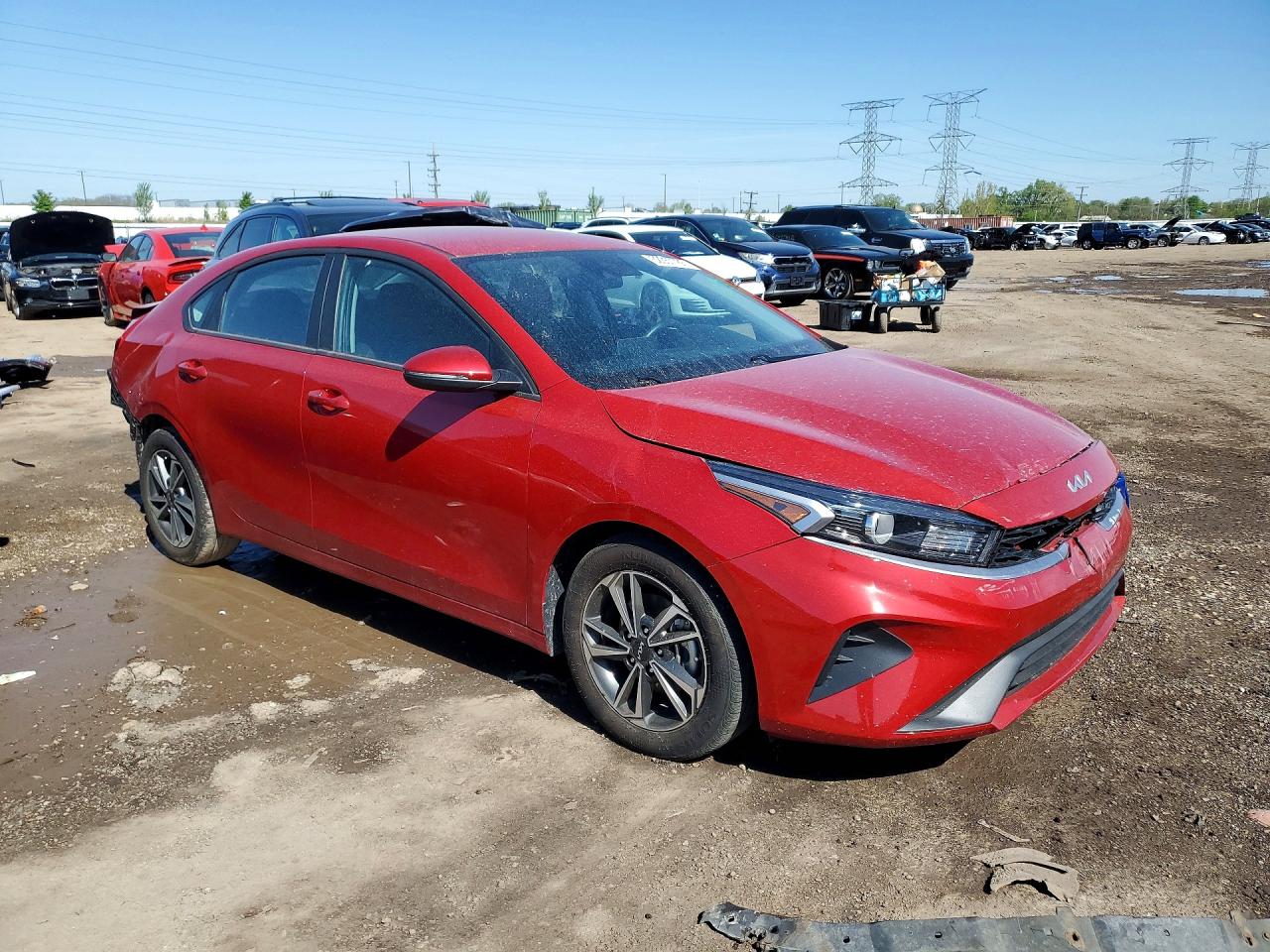 2024 Kia Forte Lxs Red vin: 3KPF24AD6RE803560