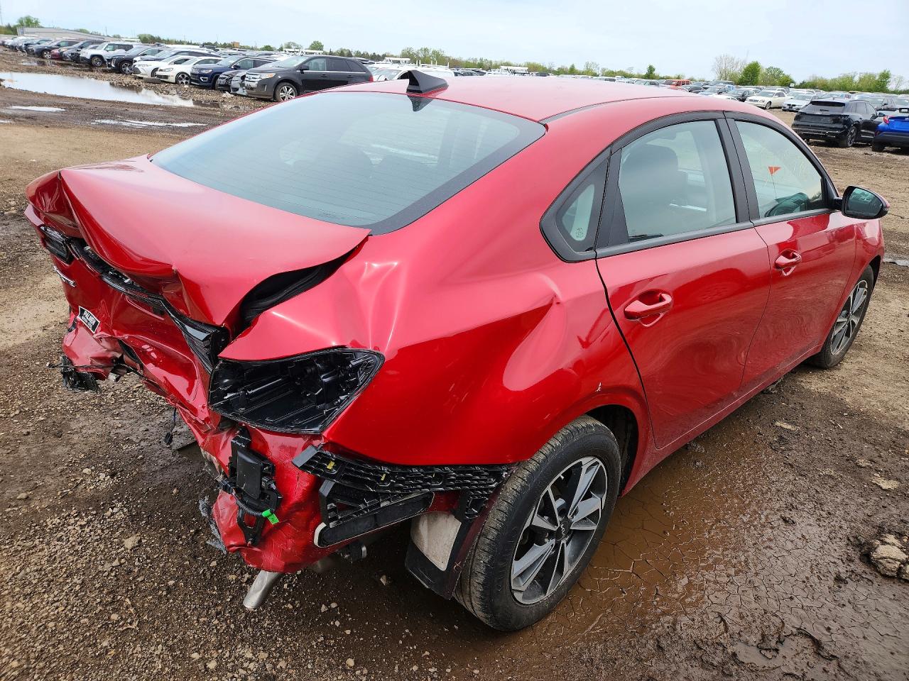 2024 Kia Forte Lxs Red vin: 3KPF24AD6RE803560