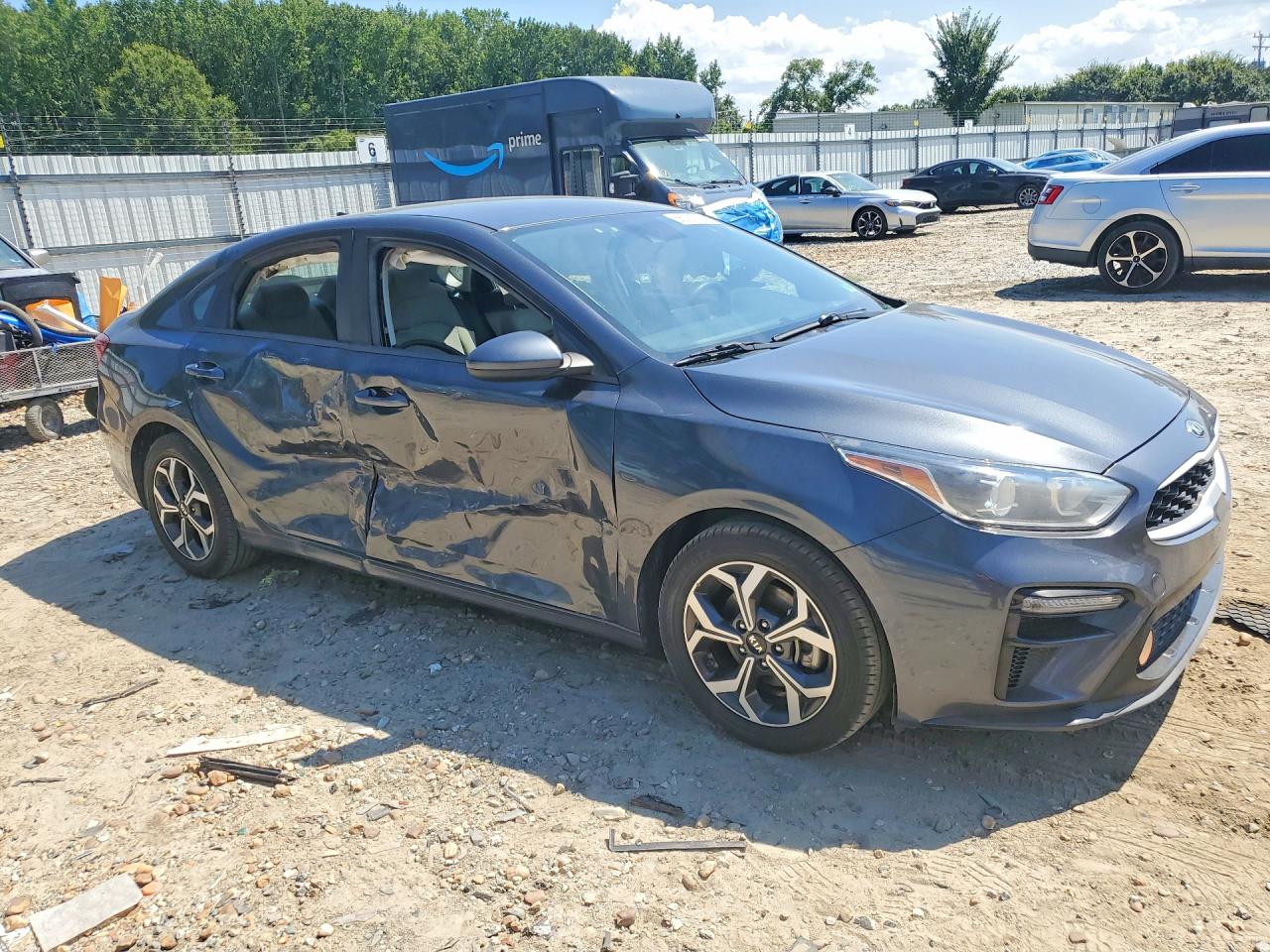 2019 Kia Forte Lxs Gray vin: 3KPF24AD7KE022150