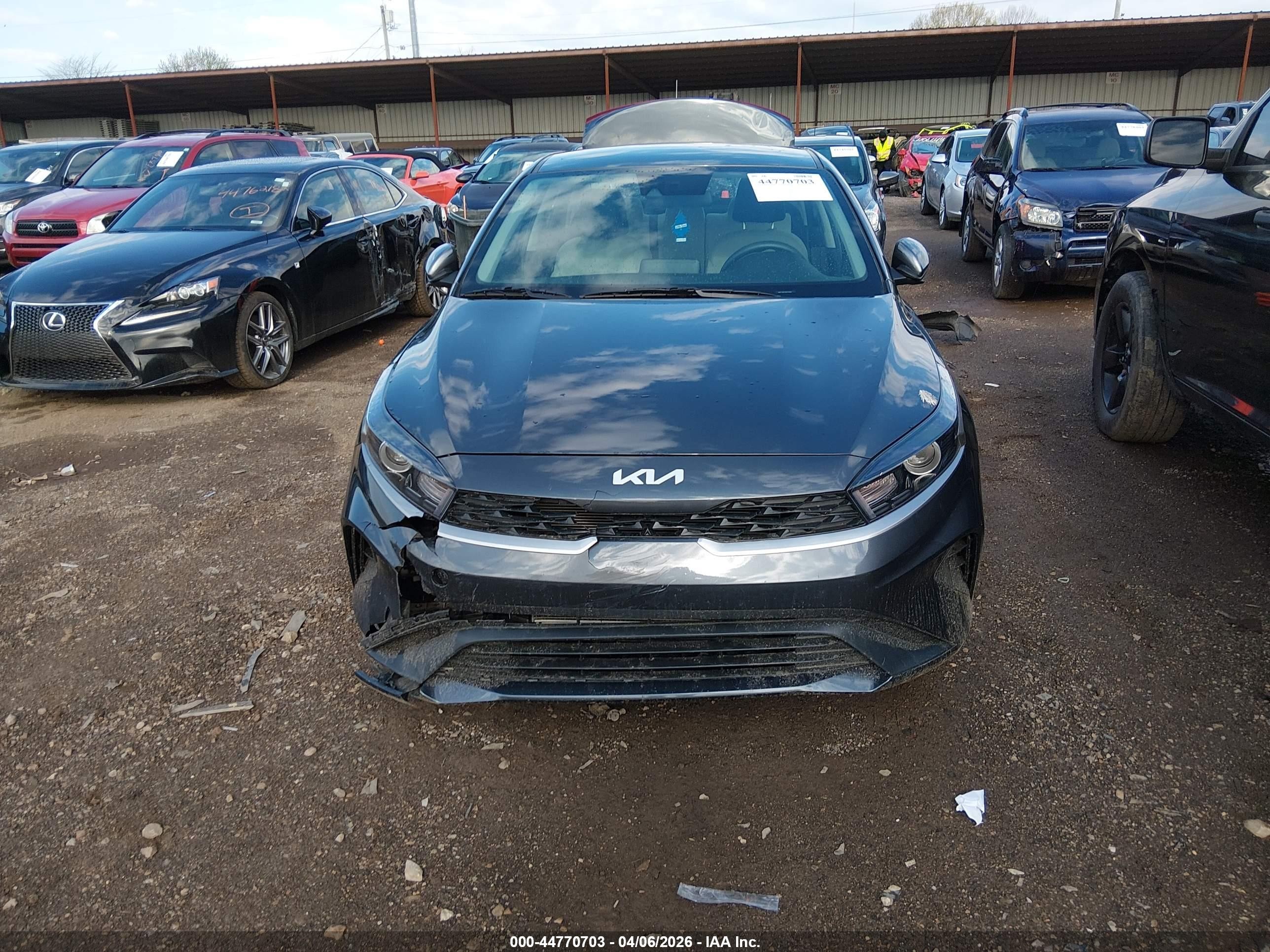 2023 Kia Forte Lxs Gray vin: 3KPF24AD7PE670868