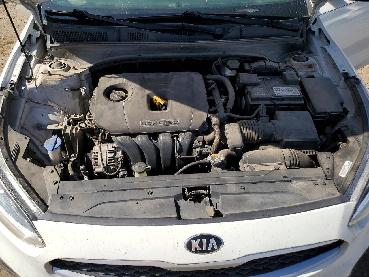 2021 Kia Forte Fe White vin: 3KPF24AD8ME275951