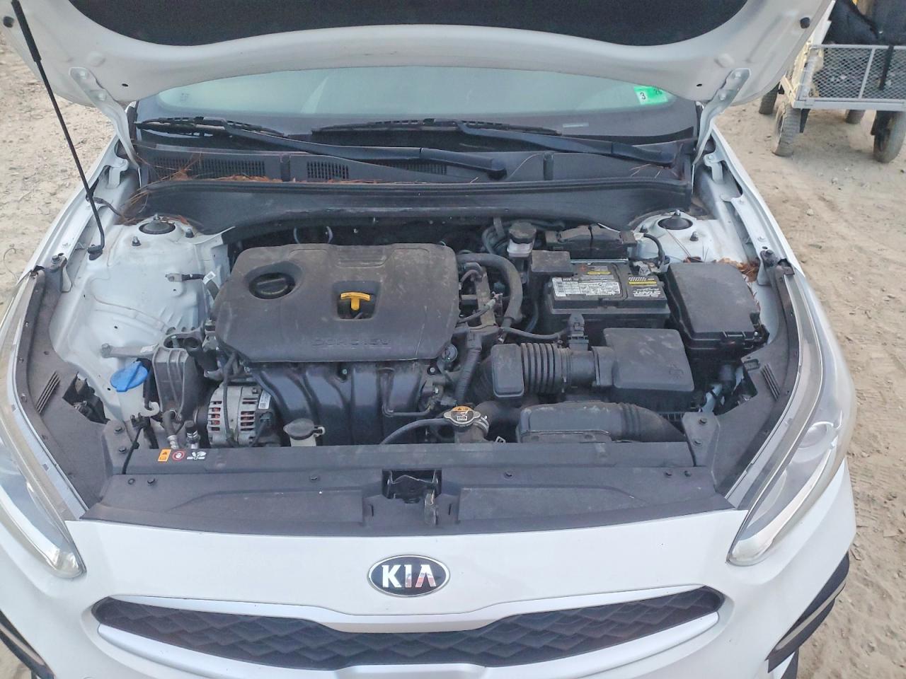 2021 Kia Forte Lxs White vin: 3KPF24AD8ME312366