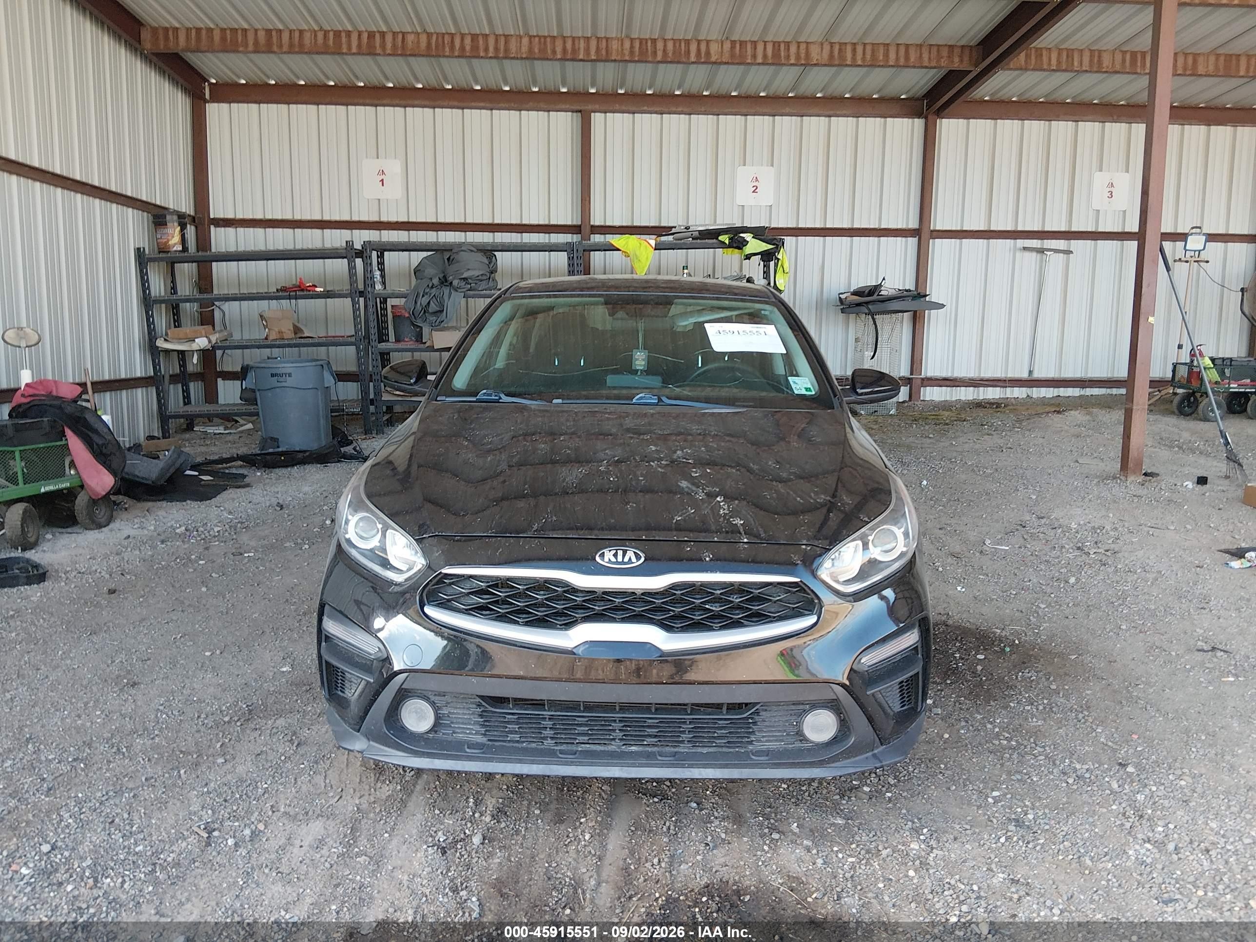 2021 Kia Forte Fe Black vin: 3KPF24AD8ME314439