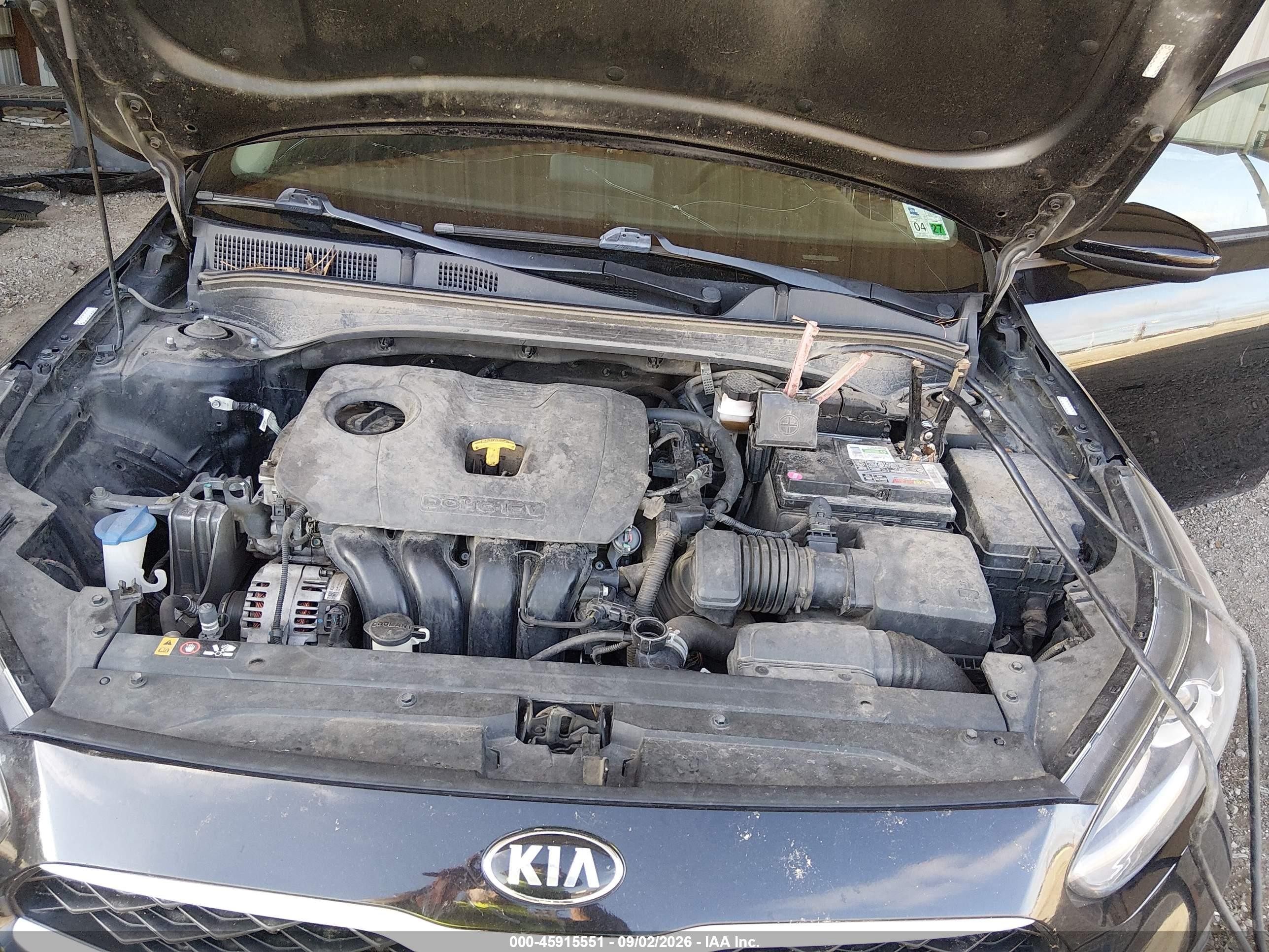 2021 Kia Forte Fe Black vin: 3KPF24AD8ME314439