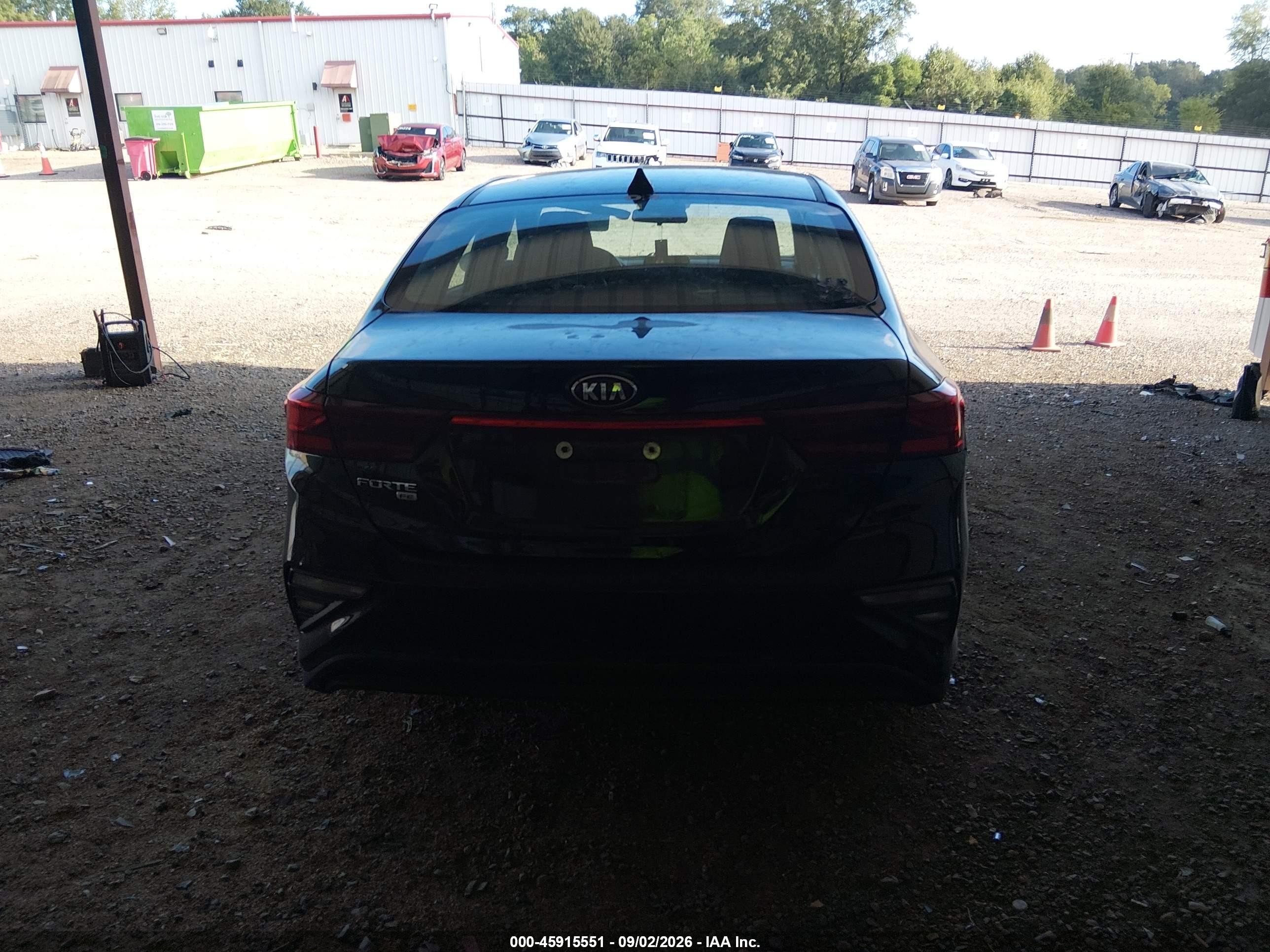 2021 Kia Forte Fe Black vin: 3KPF24AD8ME314439