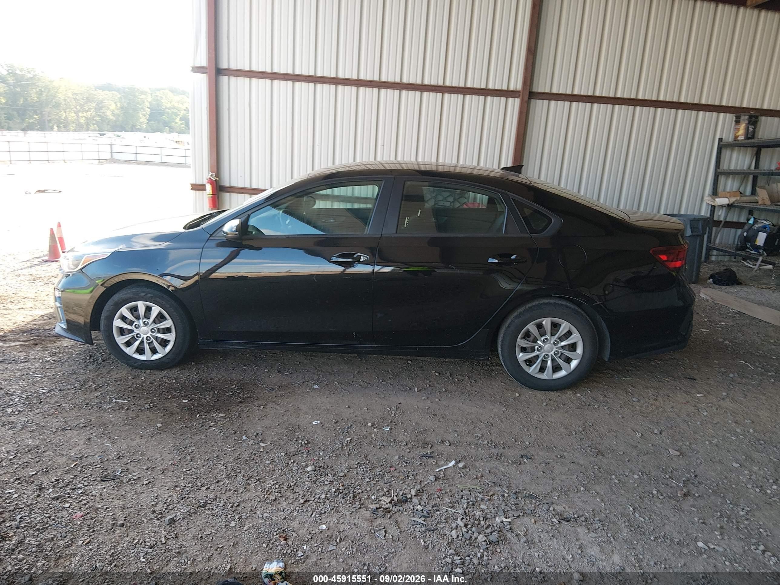 2021 Kia Forte Fe Black vin: 3KPF24AD8ME314439