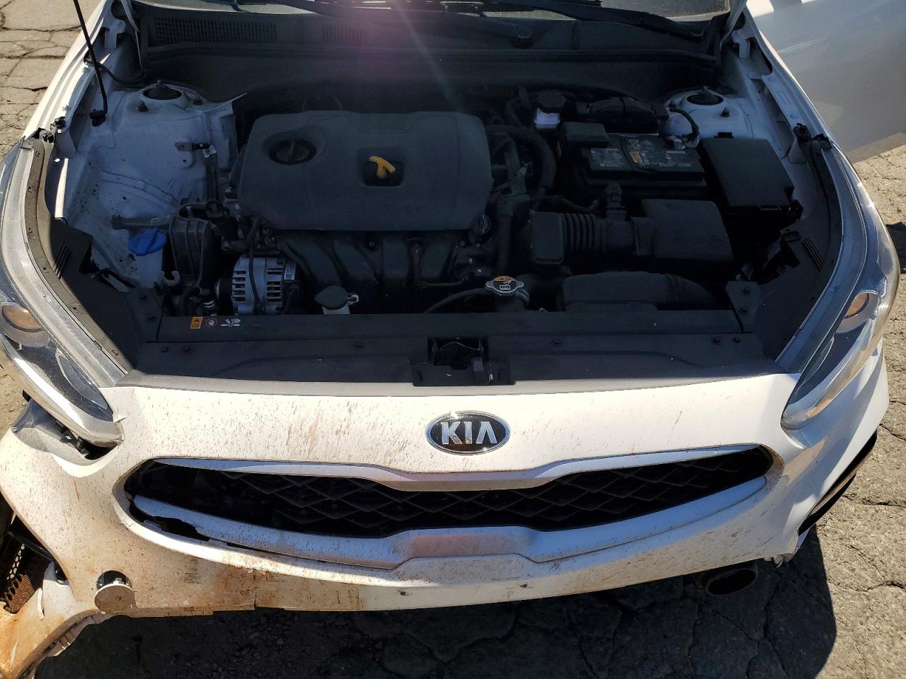 2021 Kia Forte Lxs White vin: 3KPF24AD8ME403301