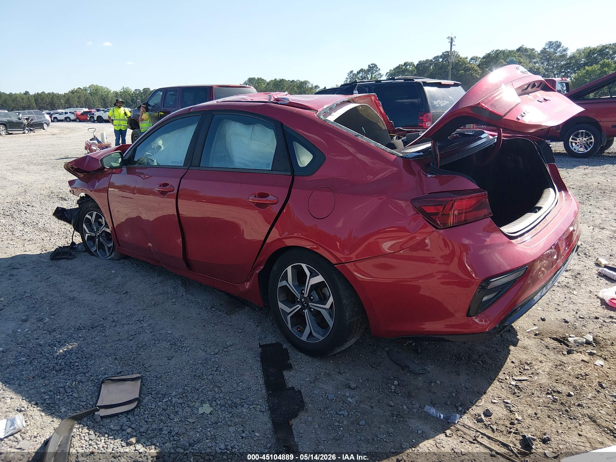2019 Kia Forte Lxs Red vin: 3KPF24AD9KE129121