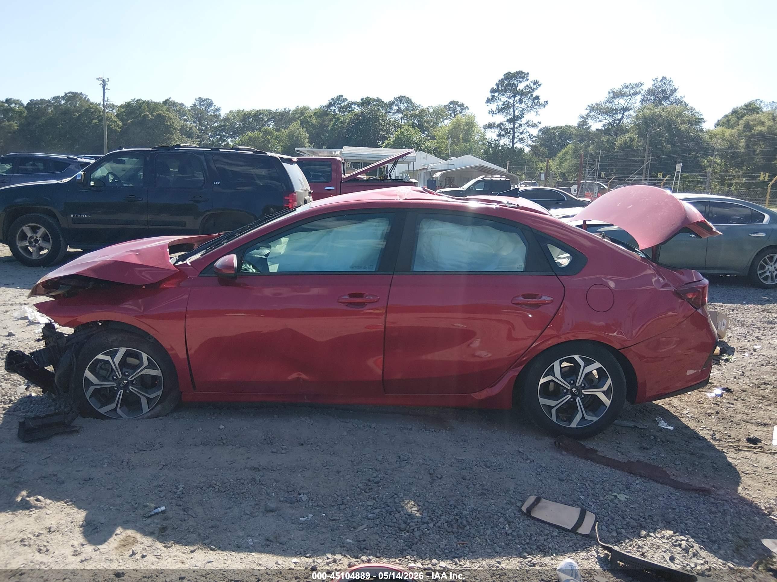2019 Kia Forte Lxs Red vin: 3KPF24AD9KE129121