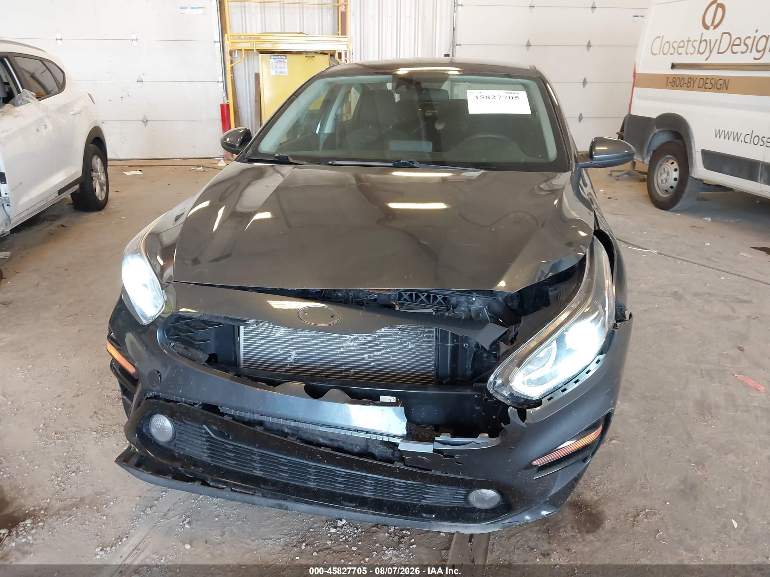 2021 Kia Forte Fe/lxs Gray vin: 3KPF24AD9ME262500