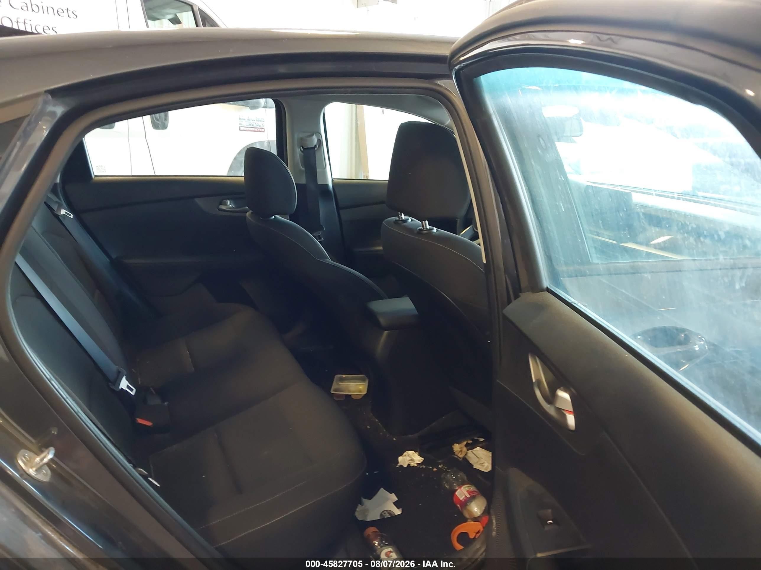 2021 Kia Forte Fe/lxs Gray vin: 3KPF24AD9ME262500
