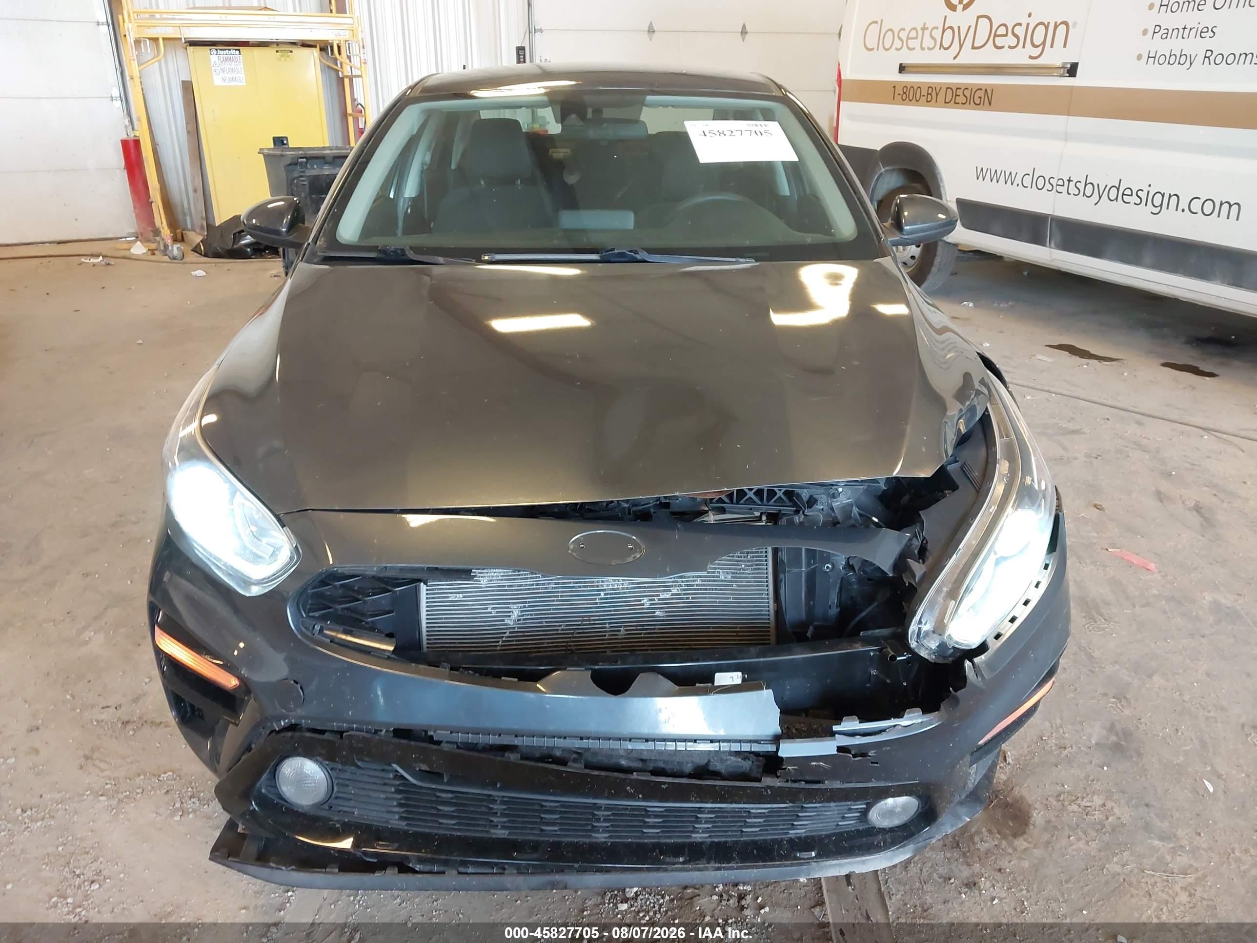 2021 Kia Forte Fe/lxs Gray vin: 3KPF24AD9ME262500