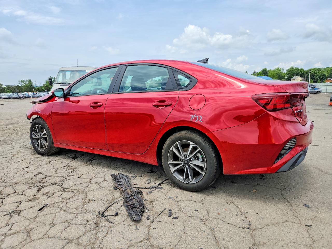 2023 Kia Forte Lxs Red vin: 3KPF24AD9PE590388