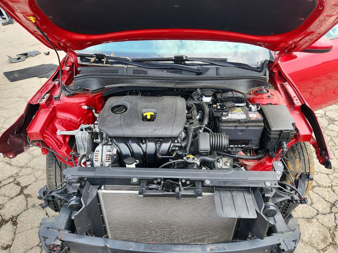 2023 Kia Forte Lxs Red vin: 3KPF24AD9PE590388