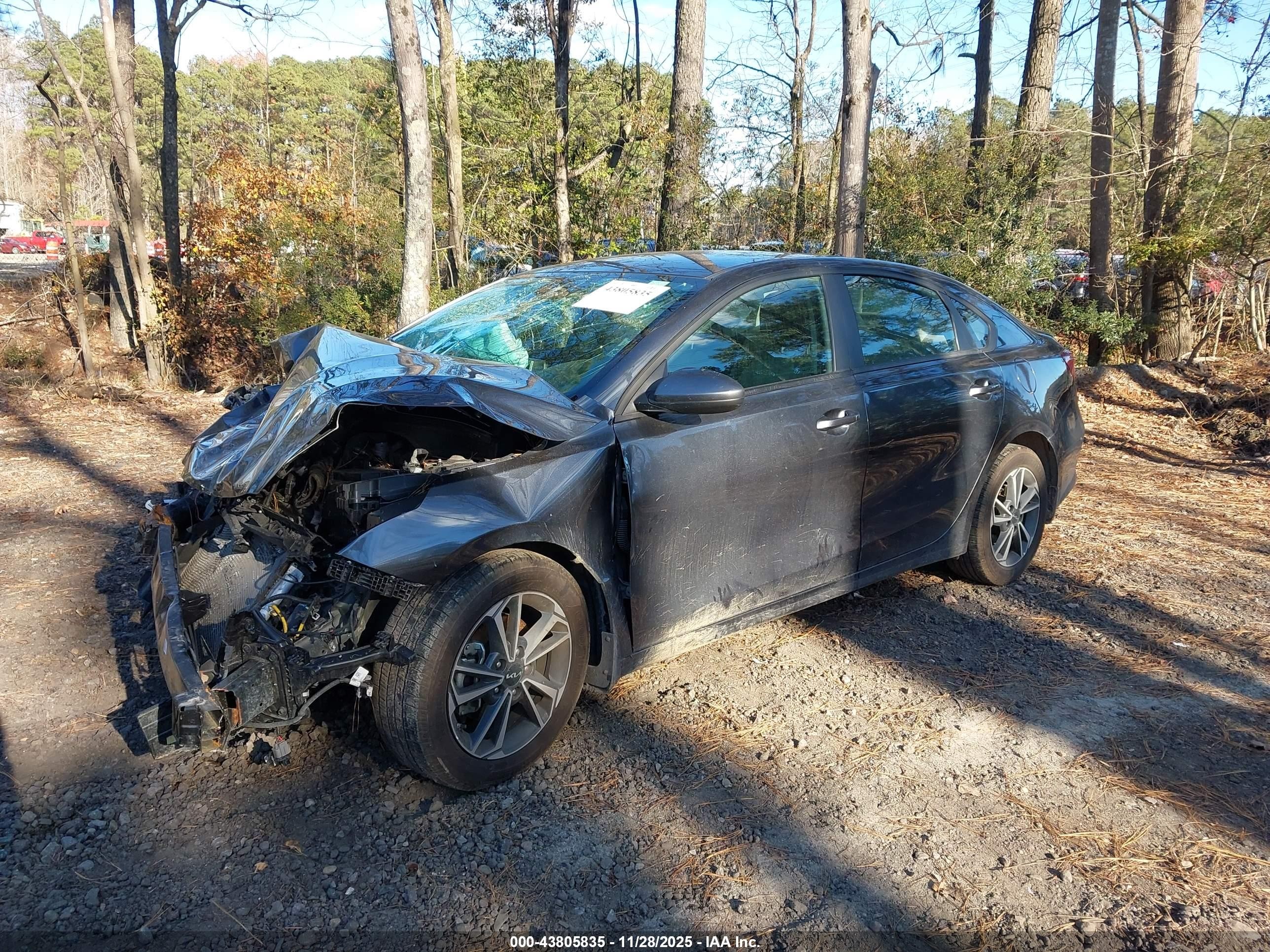 2023 Kia Forte Lxs Серый vin: 3KPF24AD9PE609912
