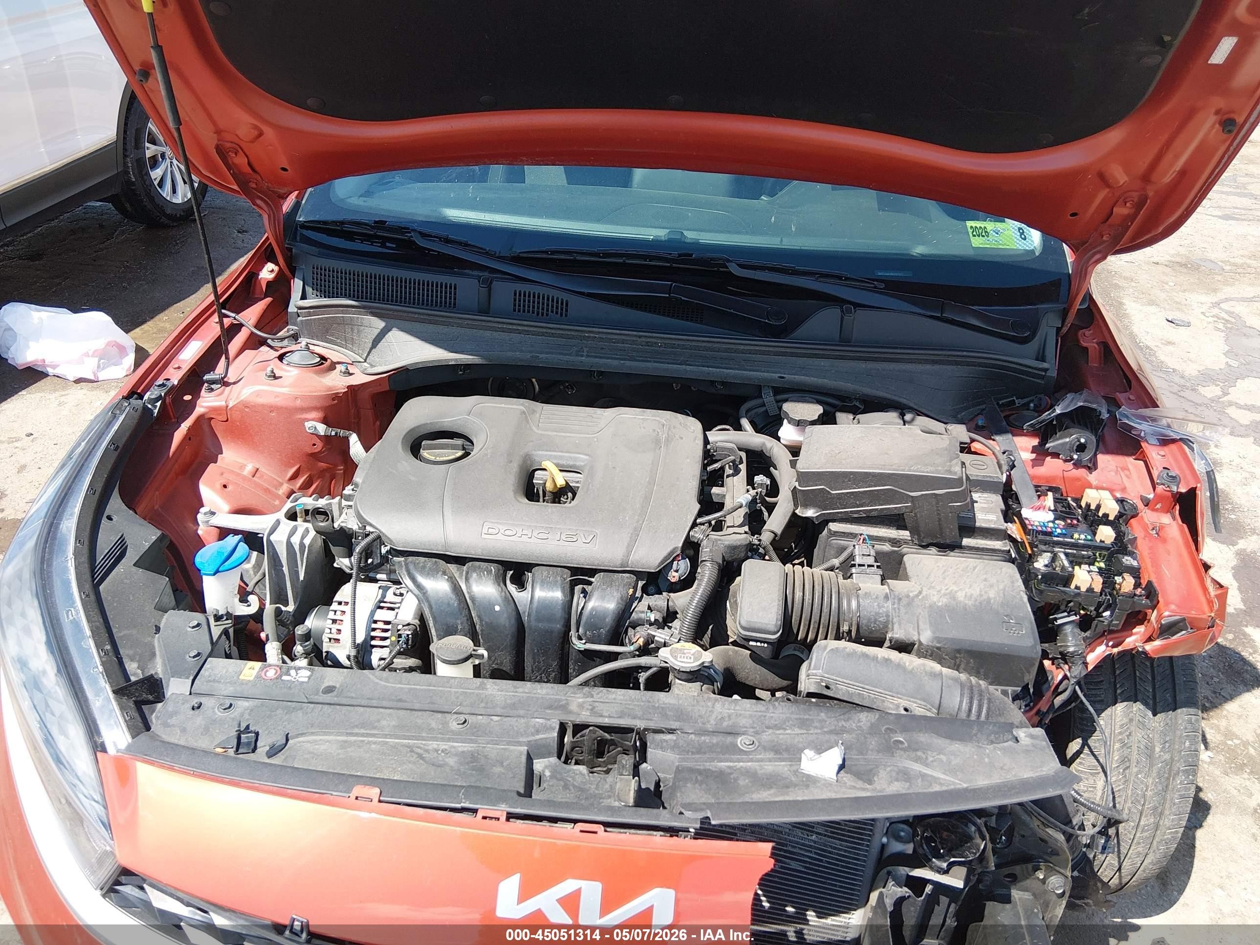 2024 Kia Forte Lxs Orange vin: 3KPF24AD9RE697377
