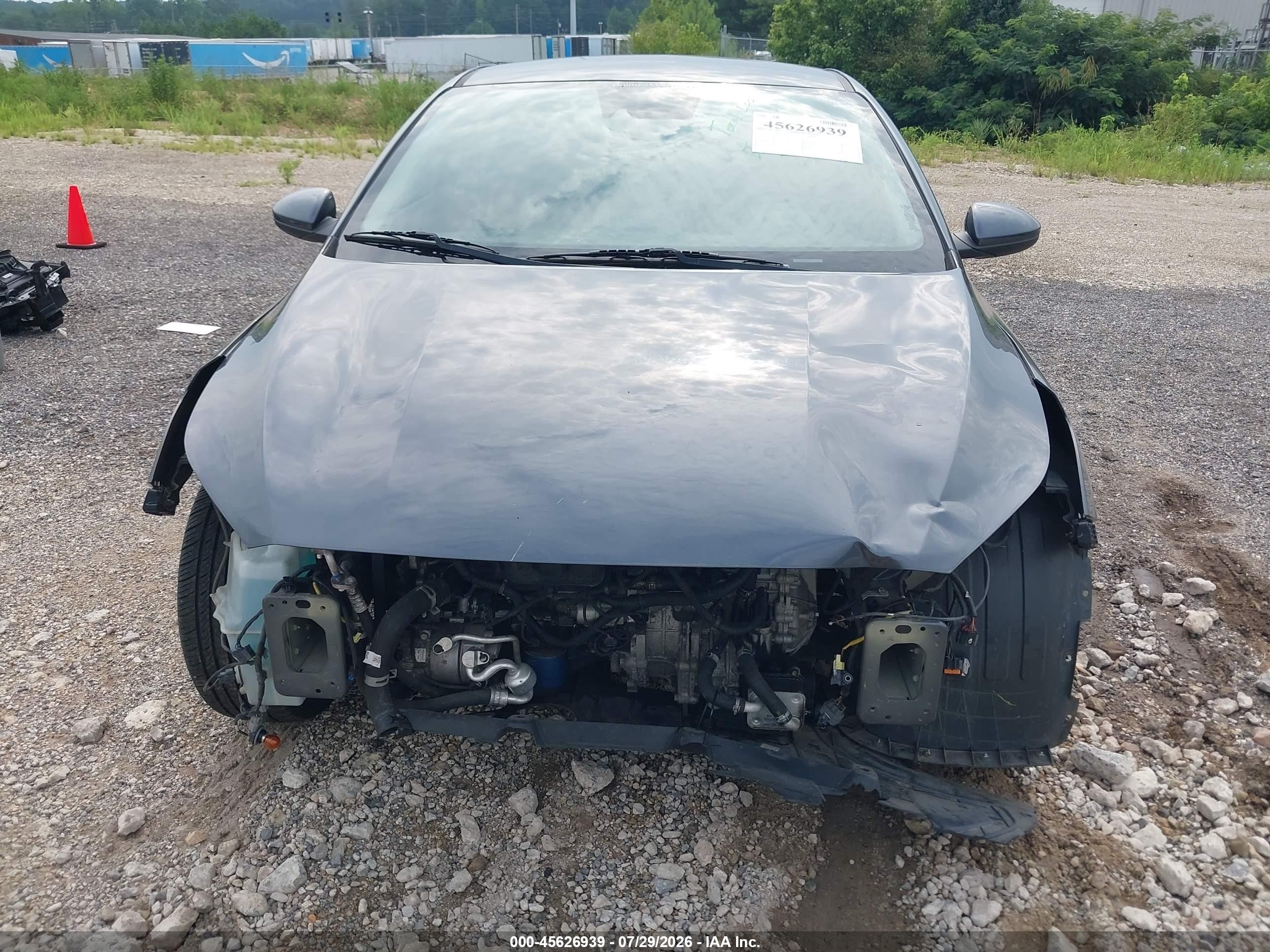 2021 Kia Forte Lxs Gray vin: 3KPF24ADXME316886